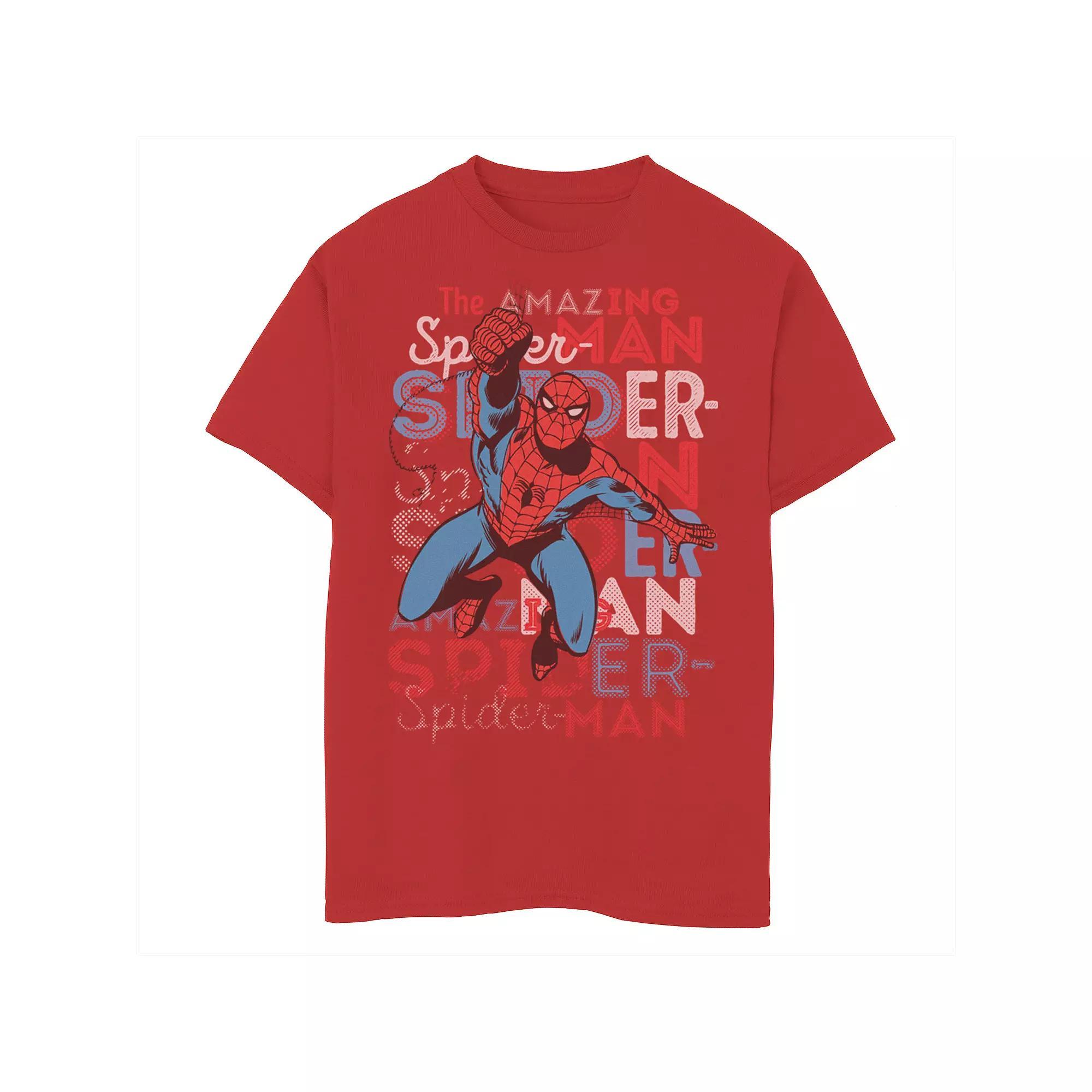 Boys 8-20 Marvel Amazing Spider-Man Jump Graphic Tee, Boy's, Size: Large, Red Product Image