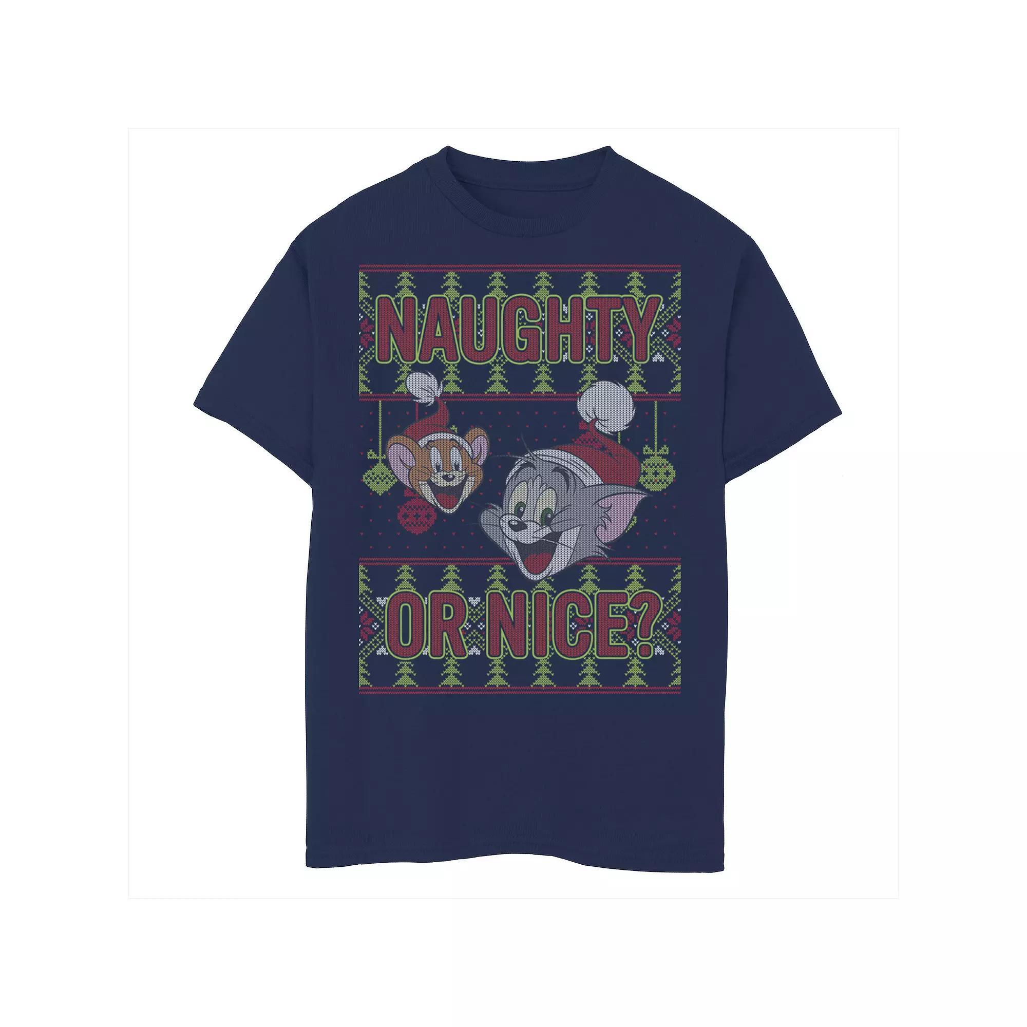 Boys 8-20 Marvel Avengers Iron Man And Hulk Holiday Collage Graphic Tee, Boy's, Size: Small, Blue Product Image