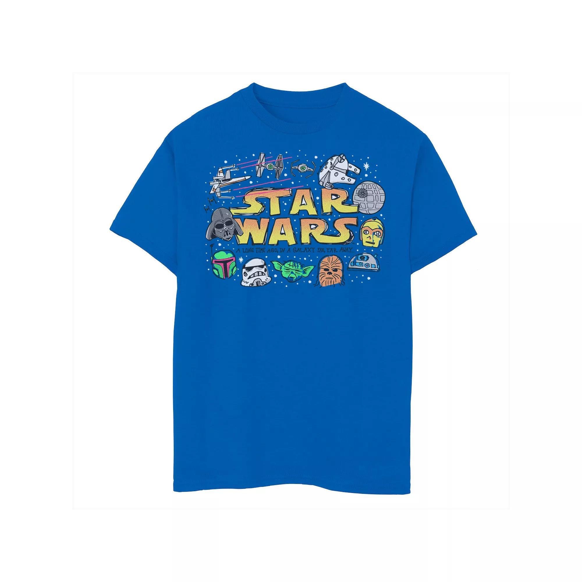 Boys 8-20 Star Wars The Mandalorian The Child aka Baby Yoda Wanted Portrait Graphic Tee, Boy's, Size: Small, Black Product Image