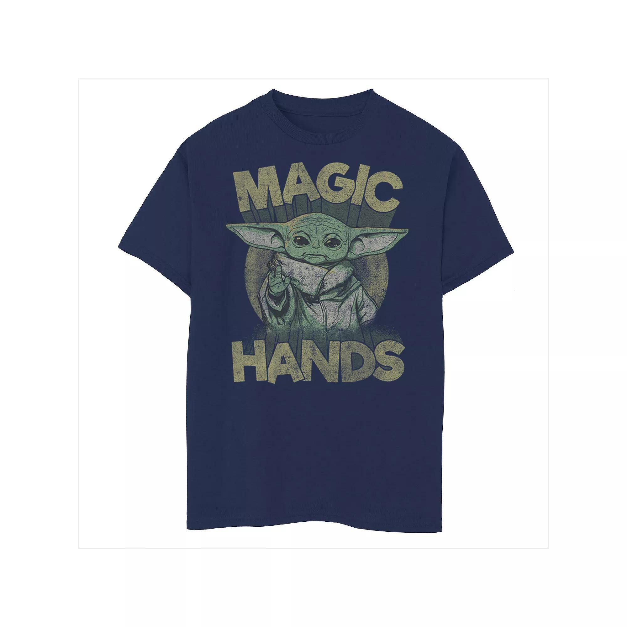 Boys 8-20 Star Wars The Mandalorian Comic Book Cover Graphic Tee, Boy's, Size: XL, Blue Product Image