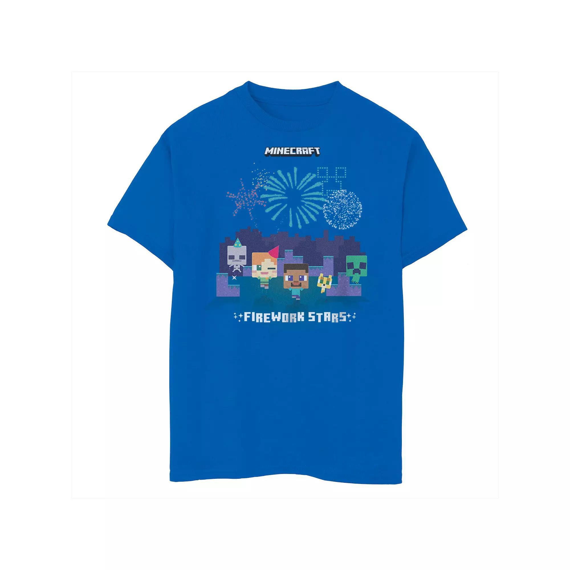 Disney Boys 8-20 Group Shot Christmas Wreath Graphic Tee, Boy's, Size: XL, Red Product Image