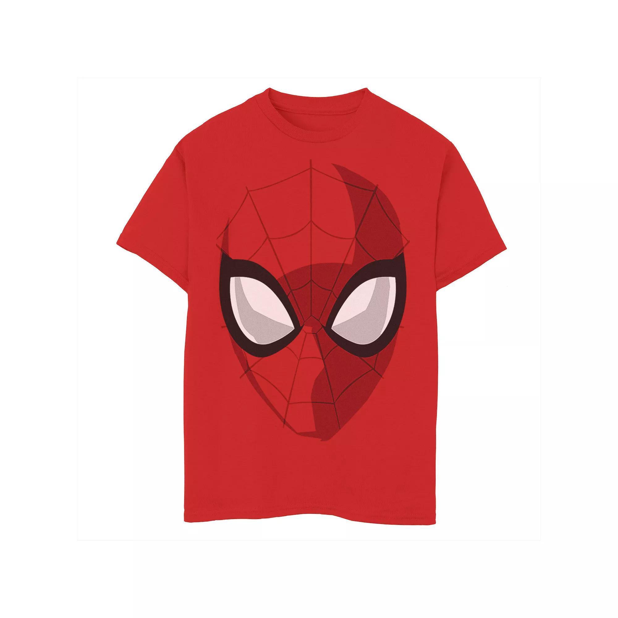 Boys 8-20 Marvel Spider-Man Modern Big Face Graphic Tee, Boy's, Size: Large, Red Product Image