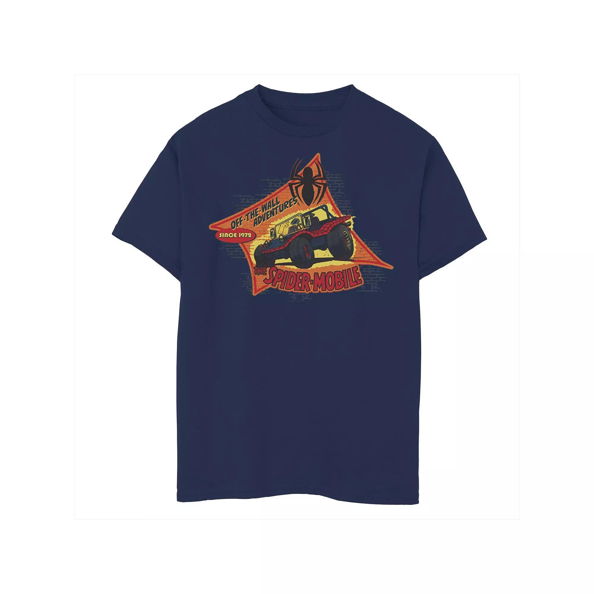 Boys 8-20 Jurassic Park Floral Tropical Fossil Logo Graphic Tee, Boy's, Size: XL, Black Product Image