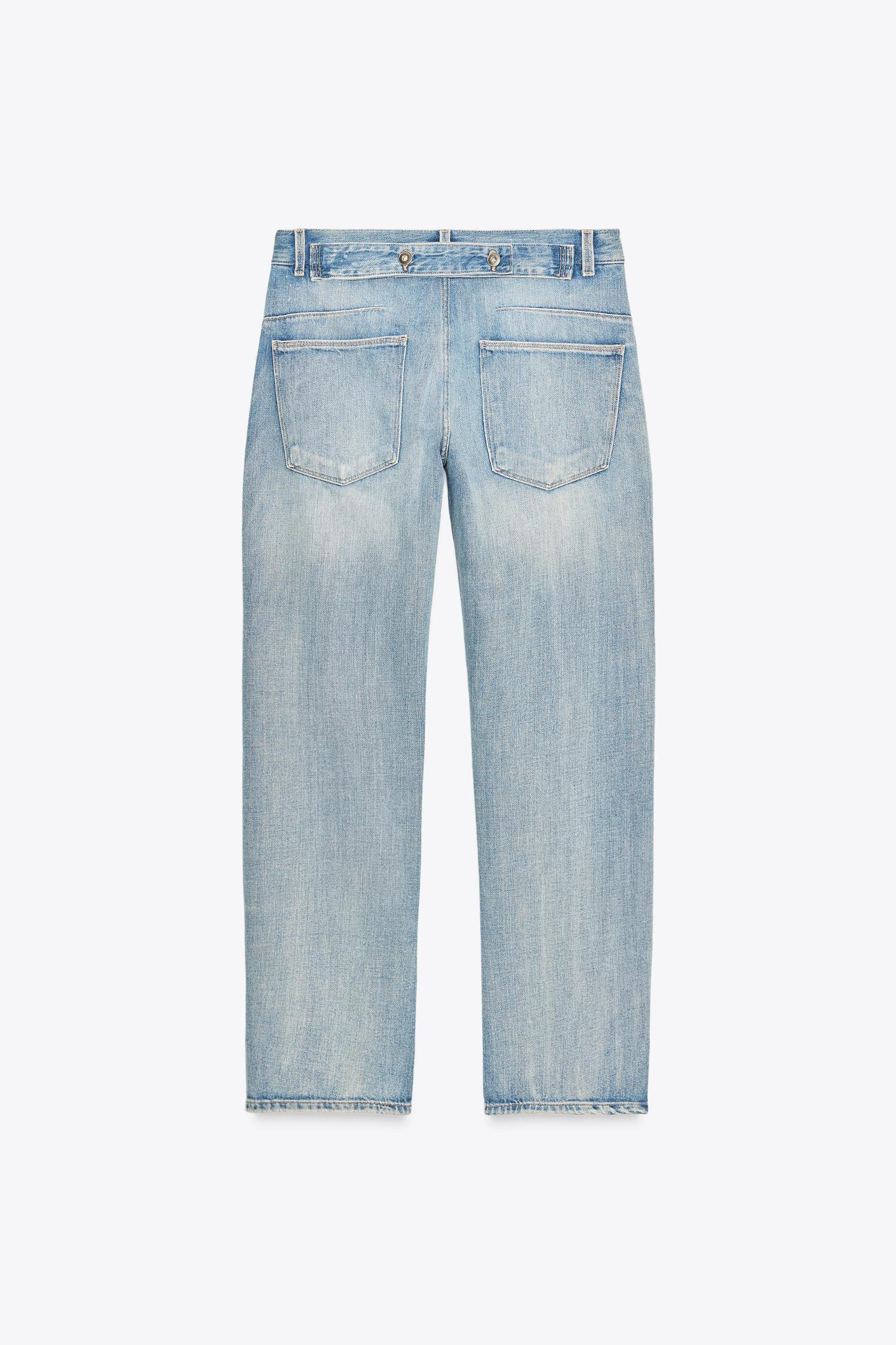 TRF MID-RISE STRAIGHT LEG BELT LOOP JEANS Product Image