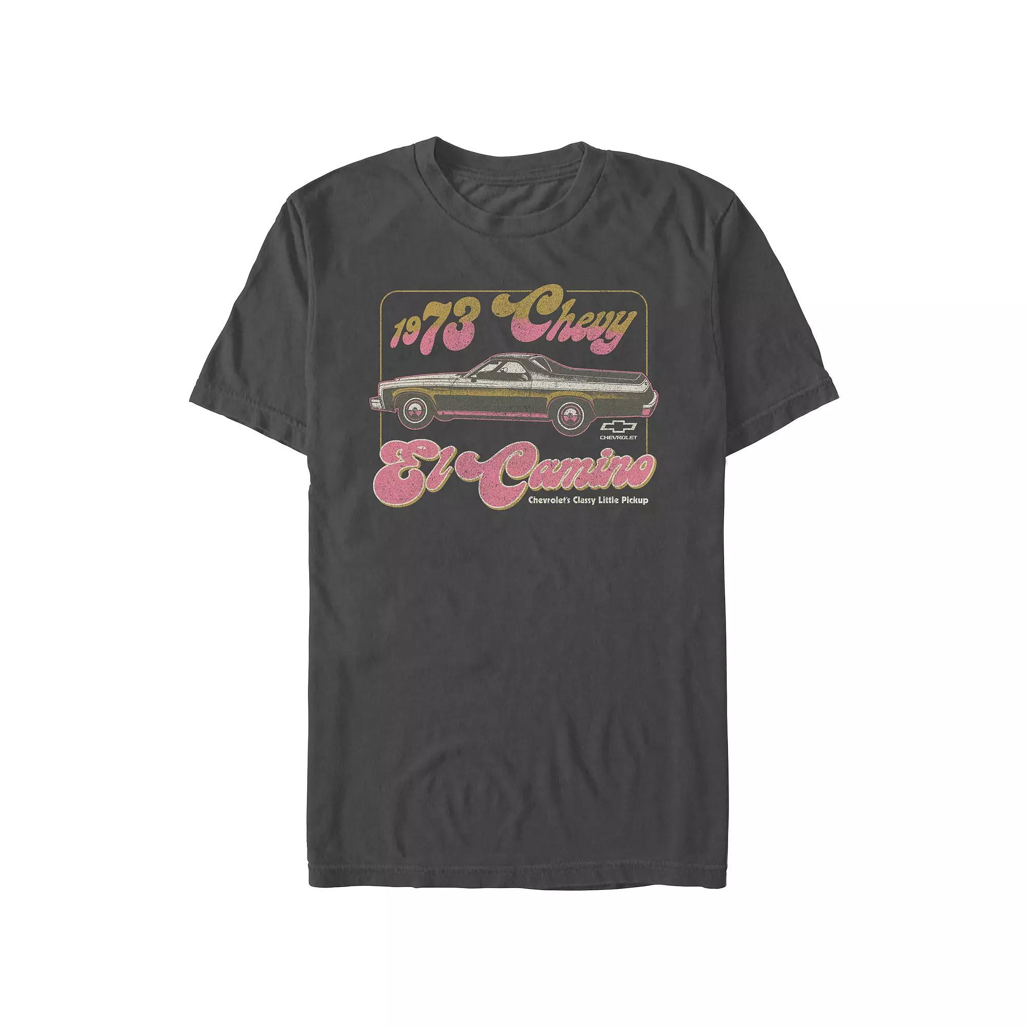 Men's Chevy 1973 El Camino Graphic Tee, Size: XXL, Grey Product Image