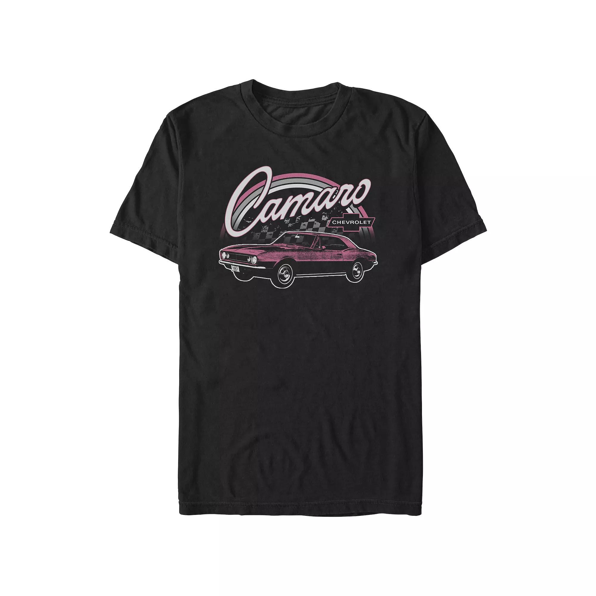 Men's Camaro Under The Rainbow Graphic Tee, Size: Large, Black Product Image