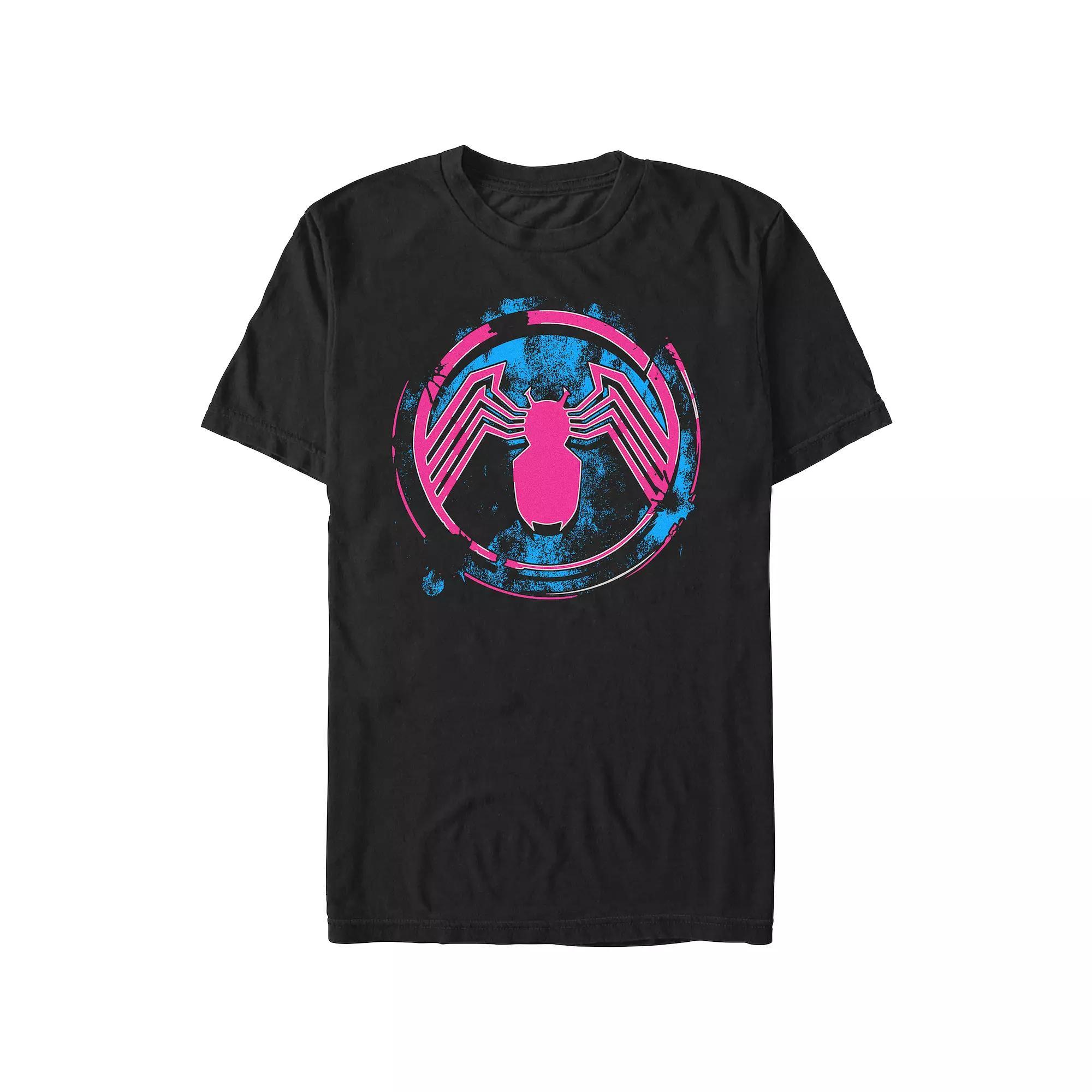 Men's Spider-Man Venom Emblem Graphic Tee, Size: XL, Black Product Image