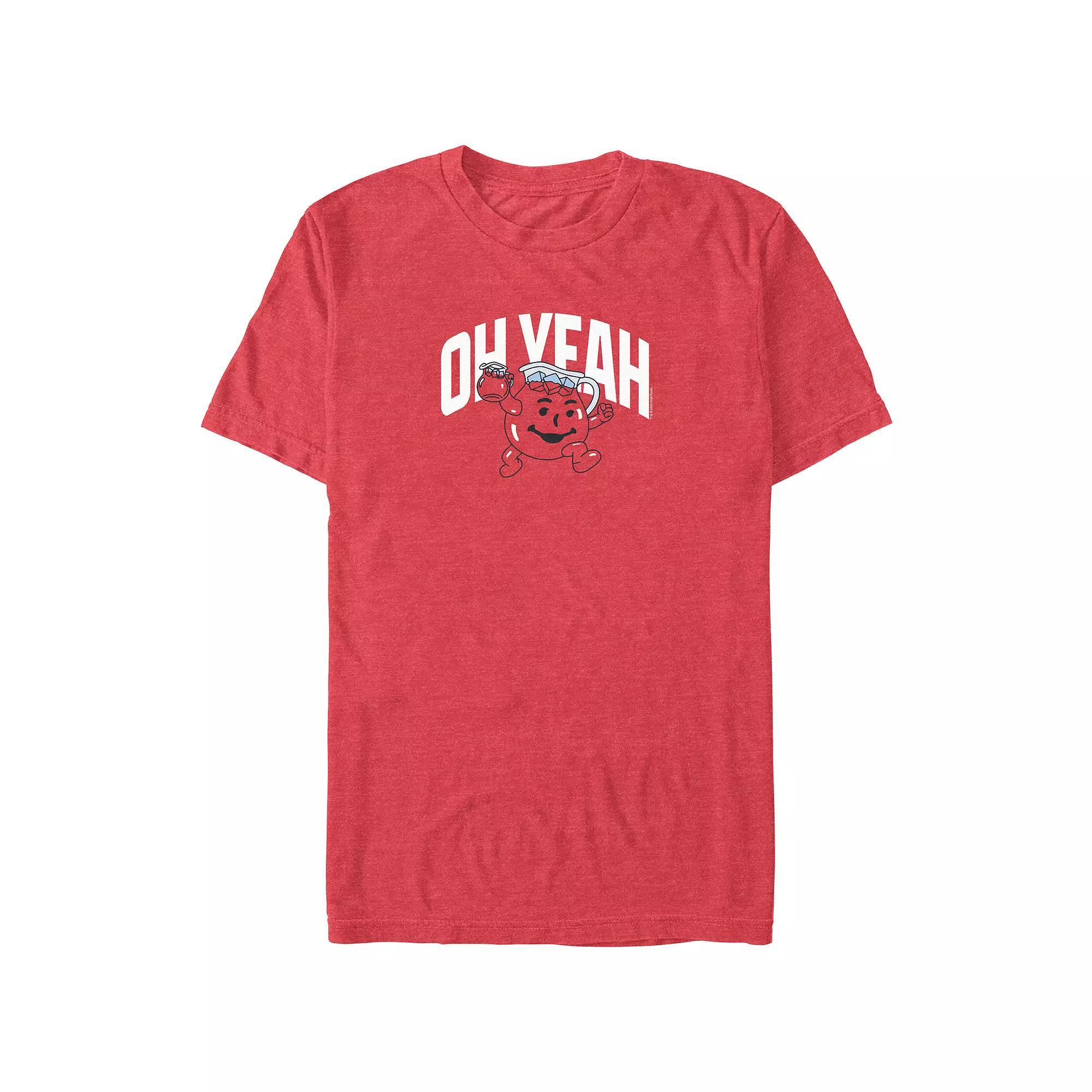 Big & Tall Kool-Aid Oh Yeah Graphic Tee, Men's, Size: Large Tall, Red Grey Product Image