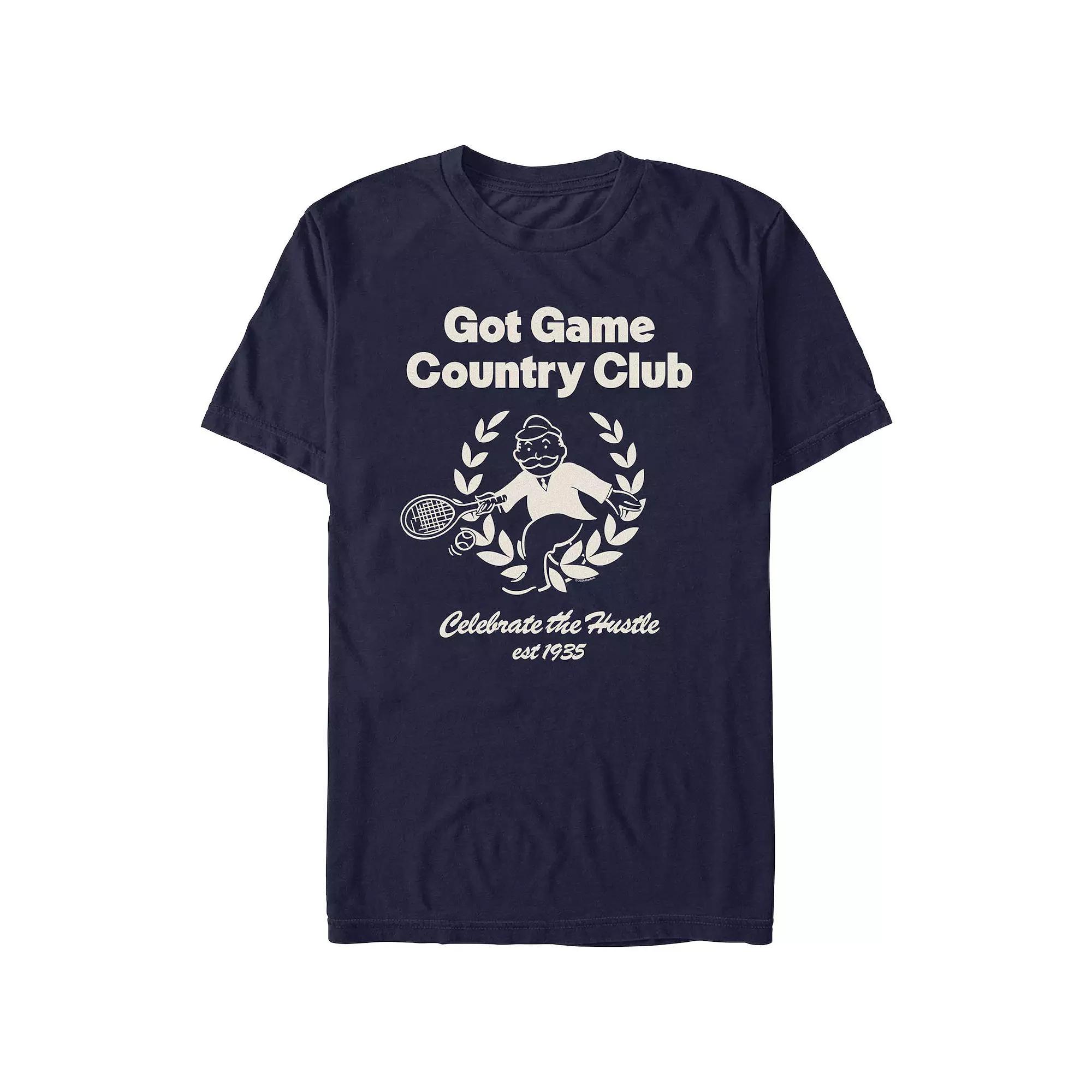 Men's Monopoly Got Game Country Club Graphic Tee, Size: Small, Blue Product Image