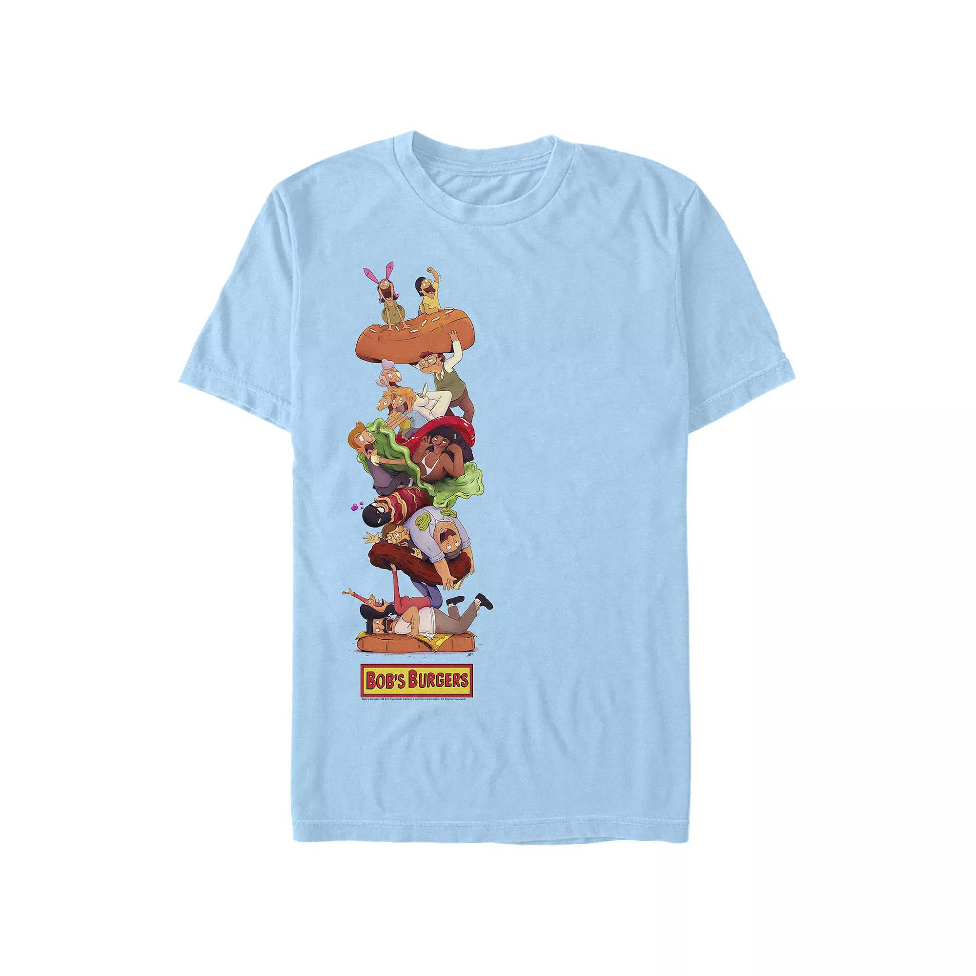 Men's Bob's Burgers People Ingredients Graphic Tee, Size: Medium, Light Blue Product Image