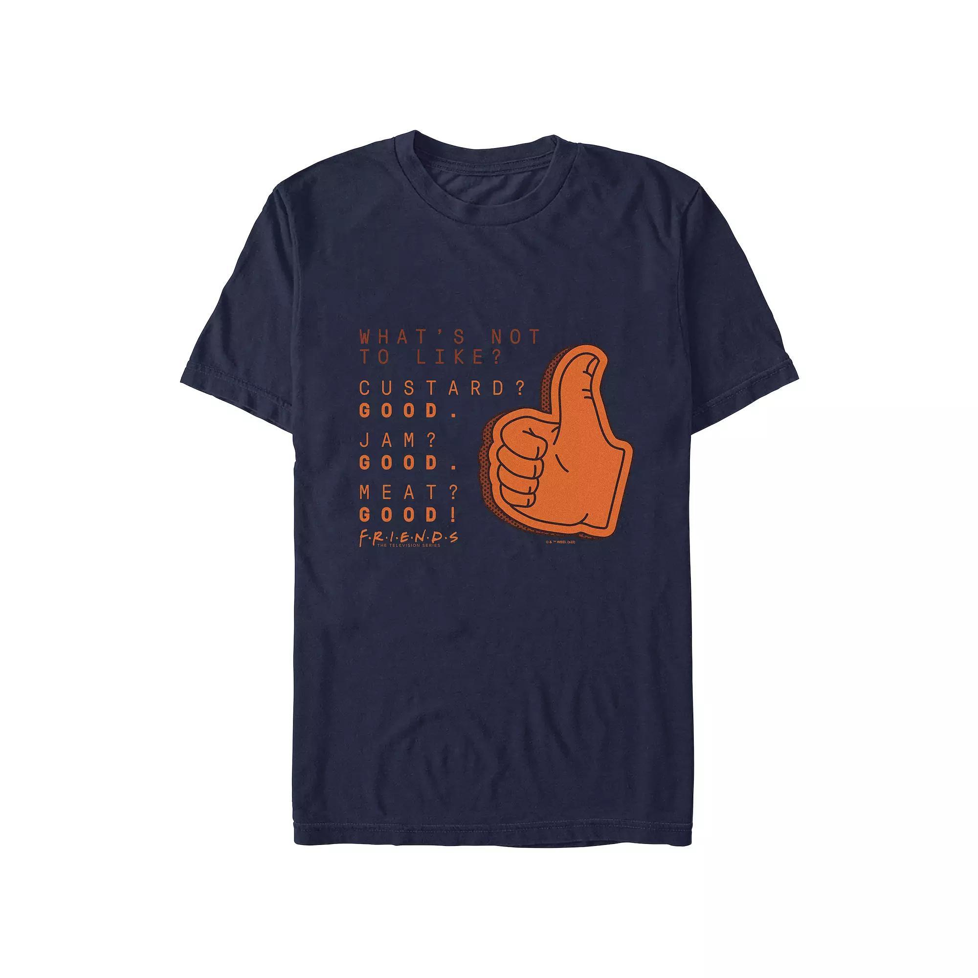 Men's Friends What's Not To Like? Graphic Tee, Size: Medium, Blue Product Image
