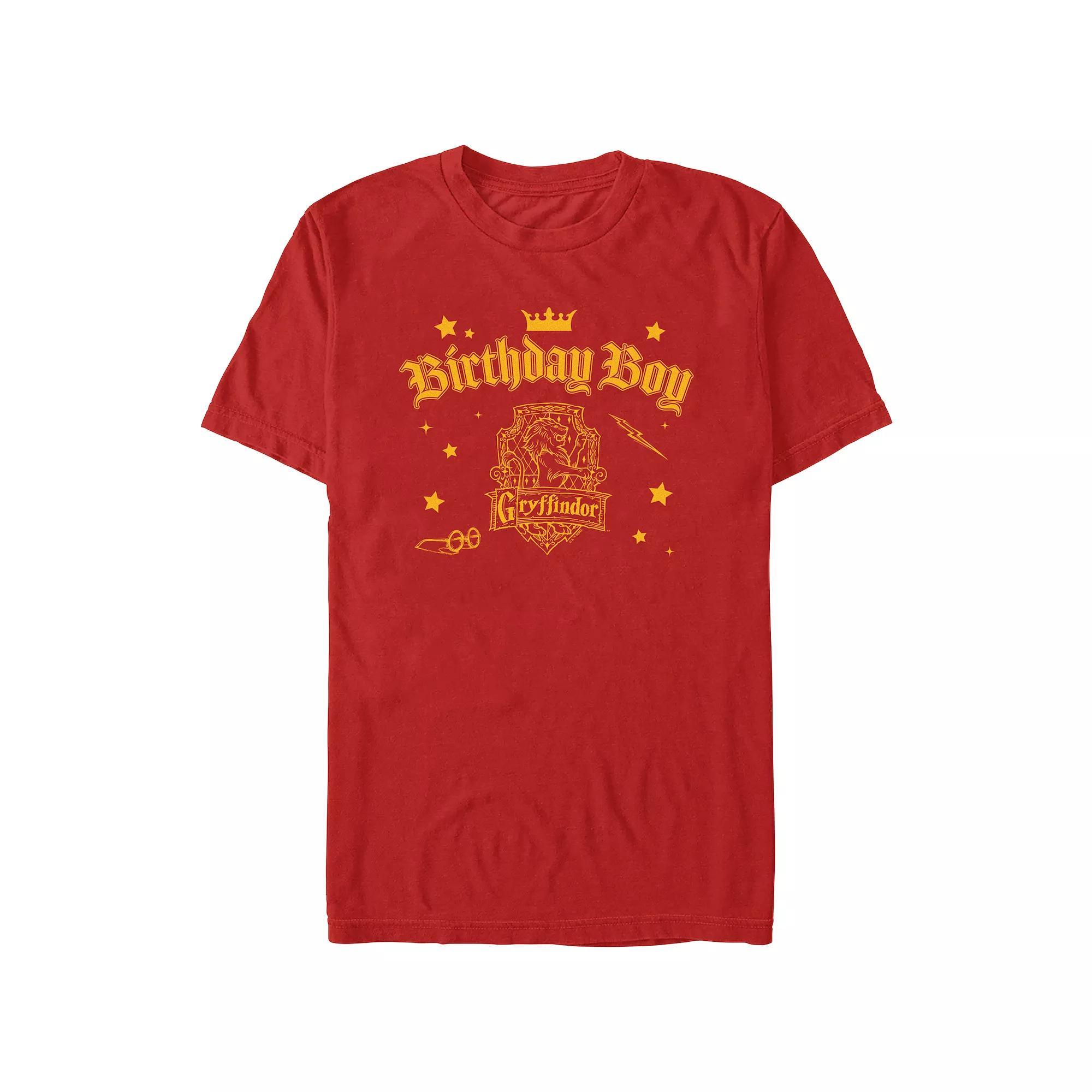 Mens Harry Potter Gryffindor Birthday Boy Graphic Tee Product Image