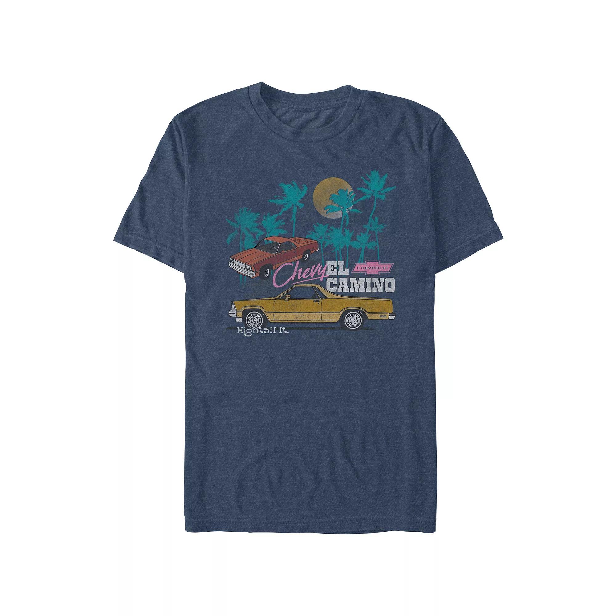 Men's Chevy El Camino Graphic Tee, Size: Medium, Navy Grey Product Image