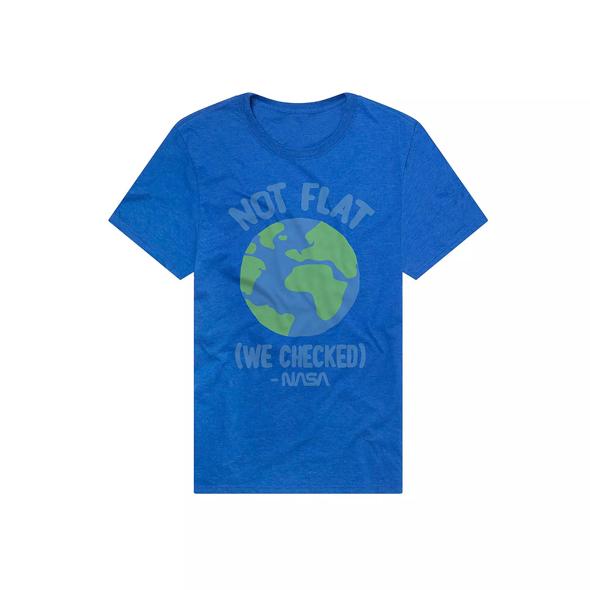 Men's NASA Not Flat Graphic Tee, Size: XXL, Royal Product Image
