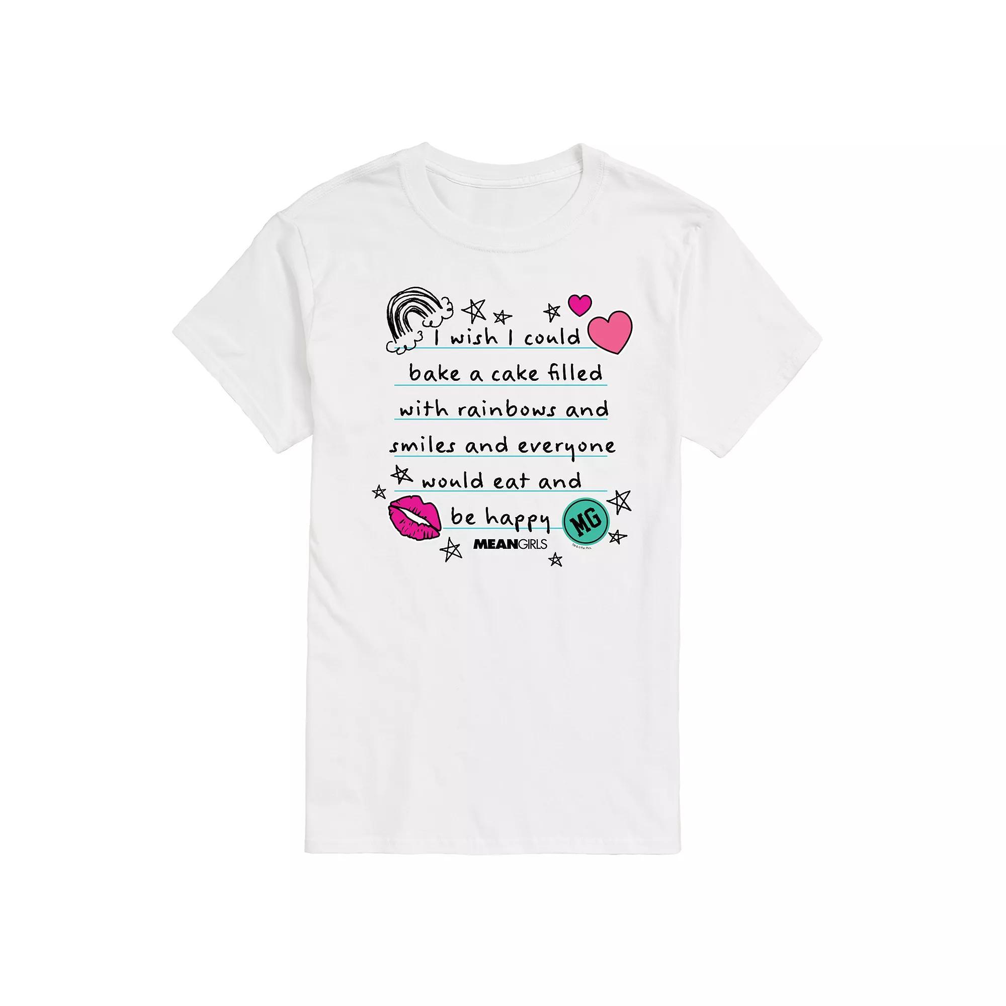 Mens Mean Girls Cake Filled Graphic Tee Product Image
