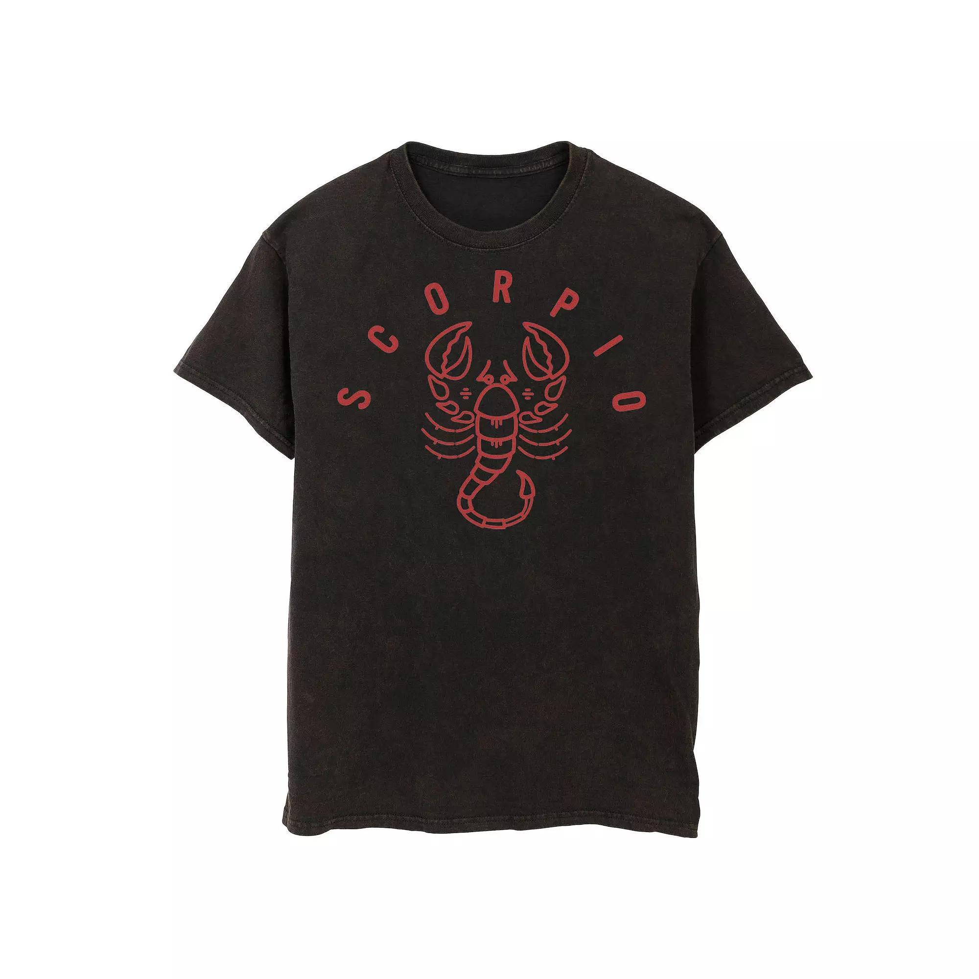 Men's Scorpio White Ink Sketch Tee, Size: Large, Black Product Image