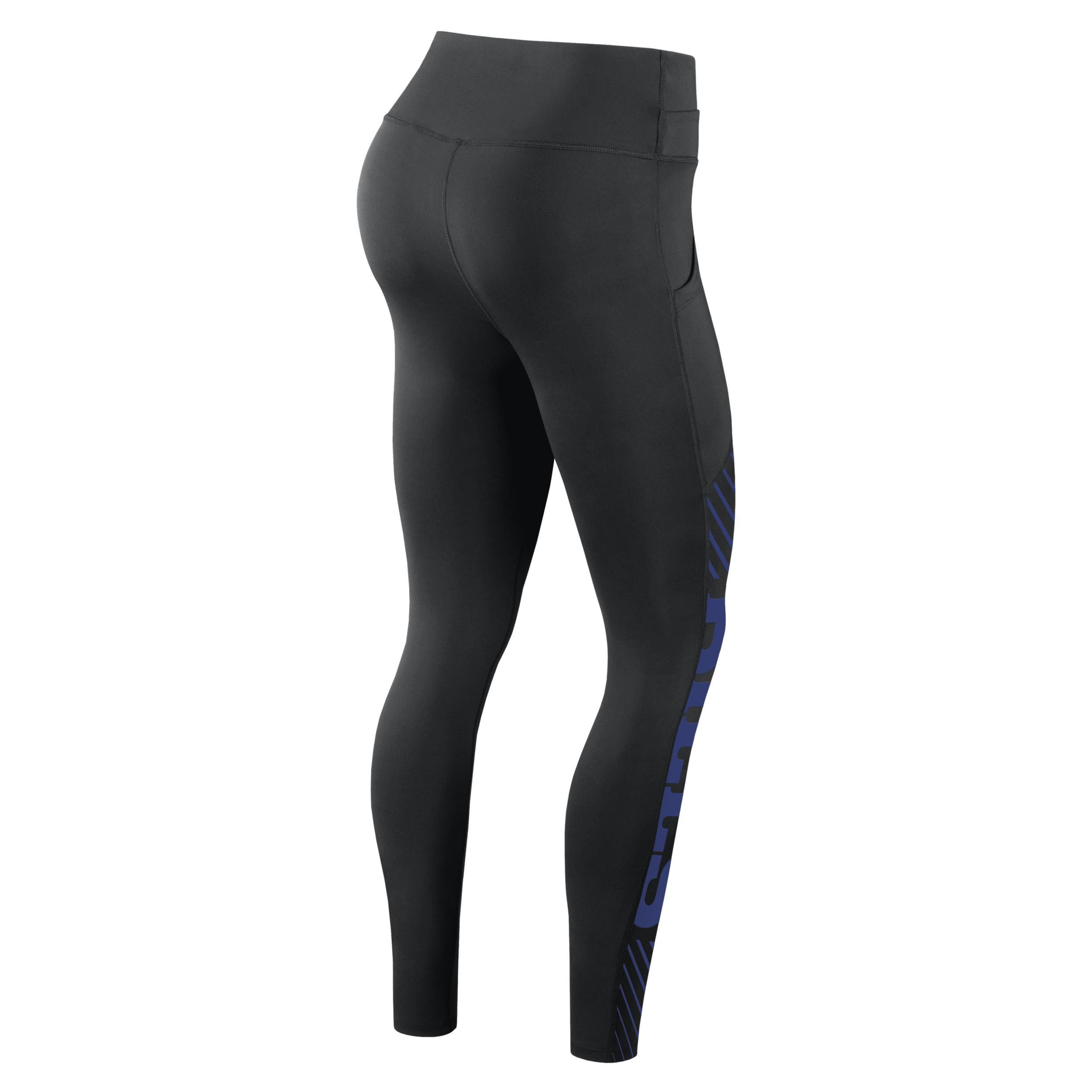 Womens Nike Denver Broncos Yard Line Crossover Leggings Product Image