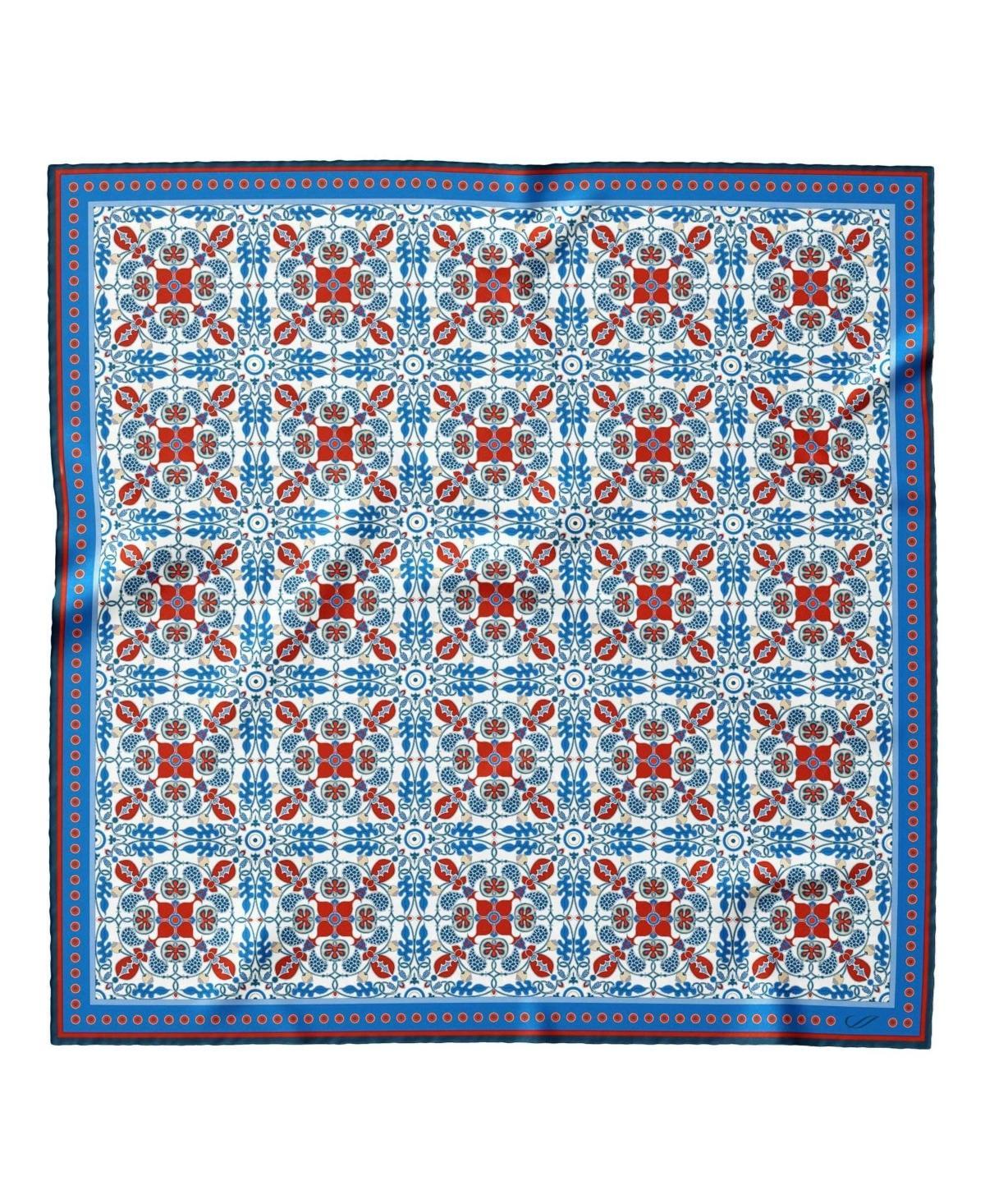 Elizabetta Mens Barbaresco - Hand Rolled Silk Neckerchief Product Image