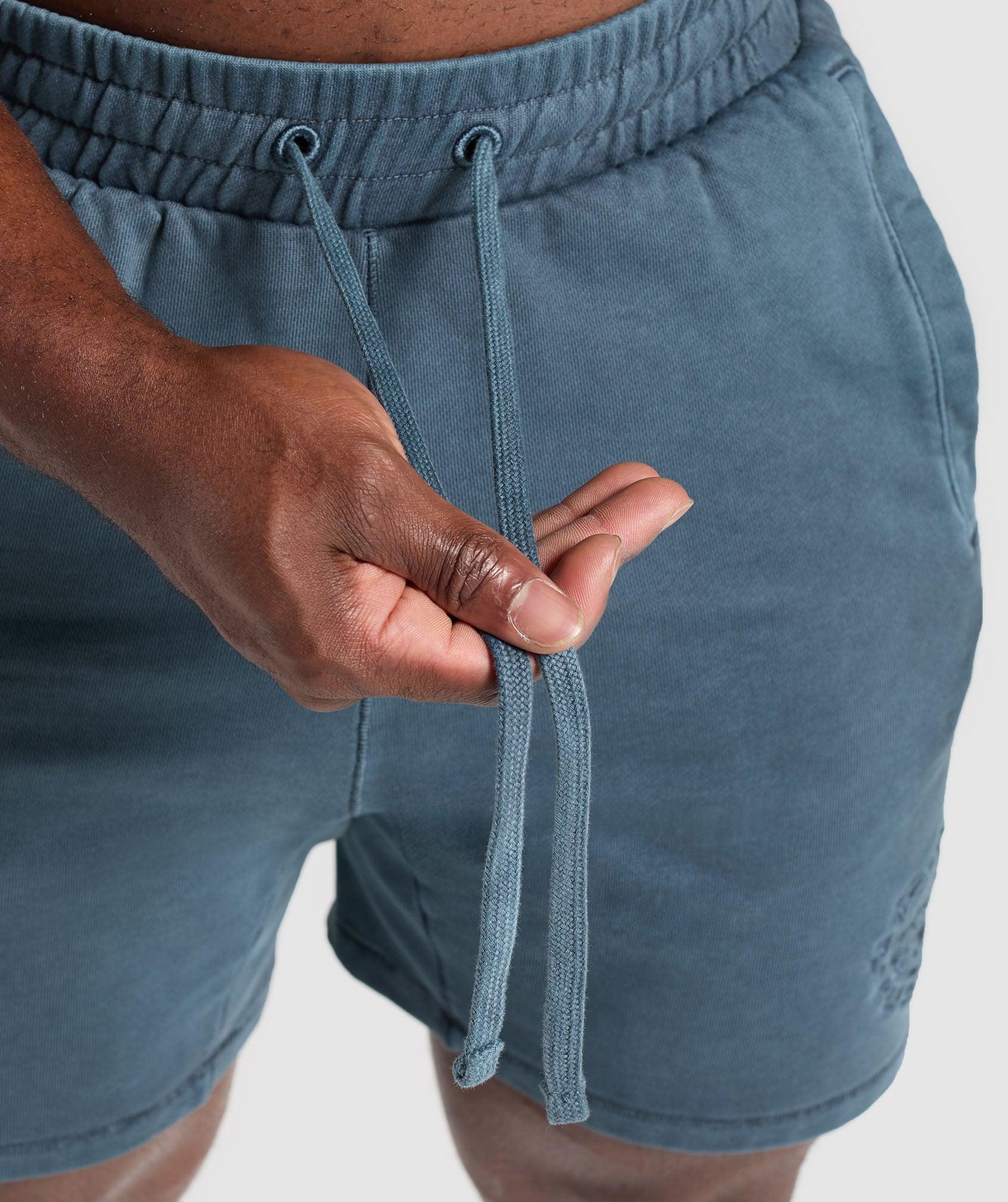 Gymshark Premium Legacy Shorts - Cargo Blue Male Product Image