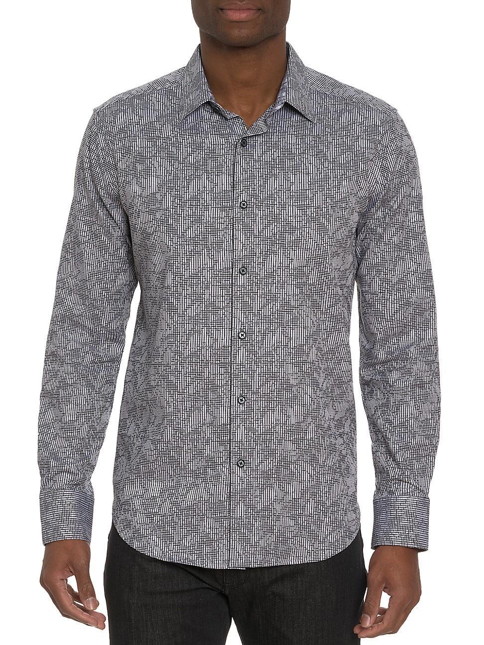 Men's Electric Slide Cotton-Stretch Sport Shirt Product Image