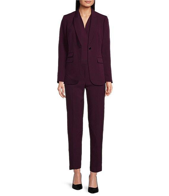 Anne Klein Notch Lapel Long Sleeve Stretch 1-Button Coordinating Blazer Product Image