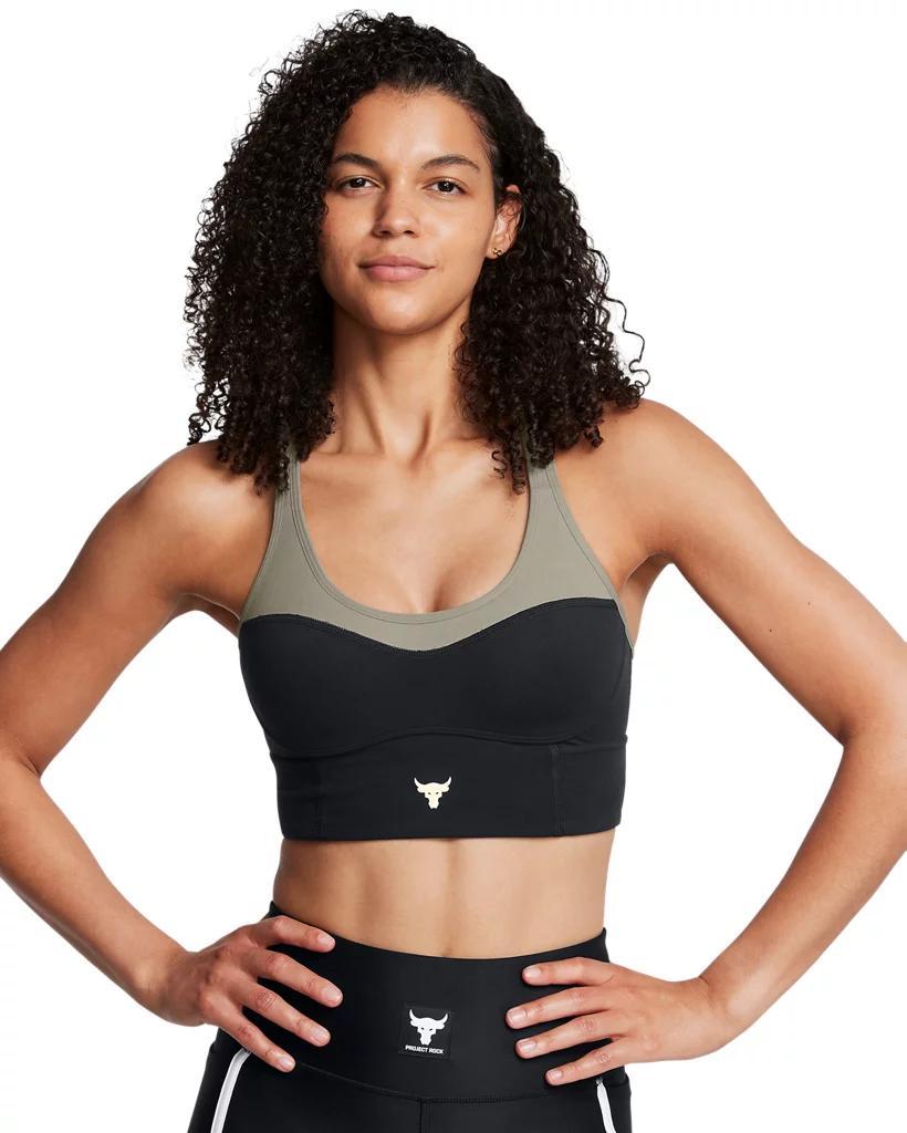 Women's Project Rock Infinity Mid Longline Lets Go Bra Product Image