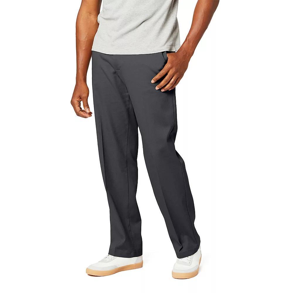 Men's Dockers® Comfort Stretch Relaxed-Fit Pants, Size: 34X34, Dark Grey Heather Product Image