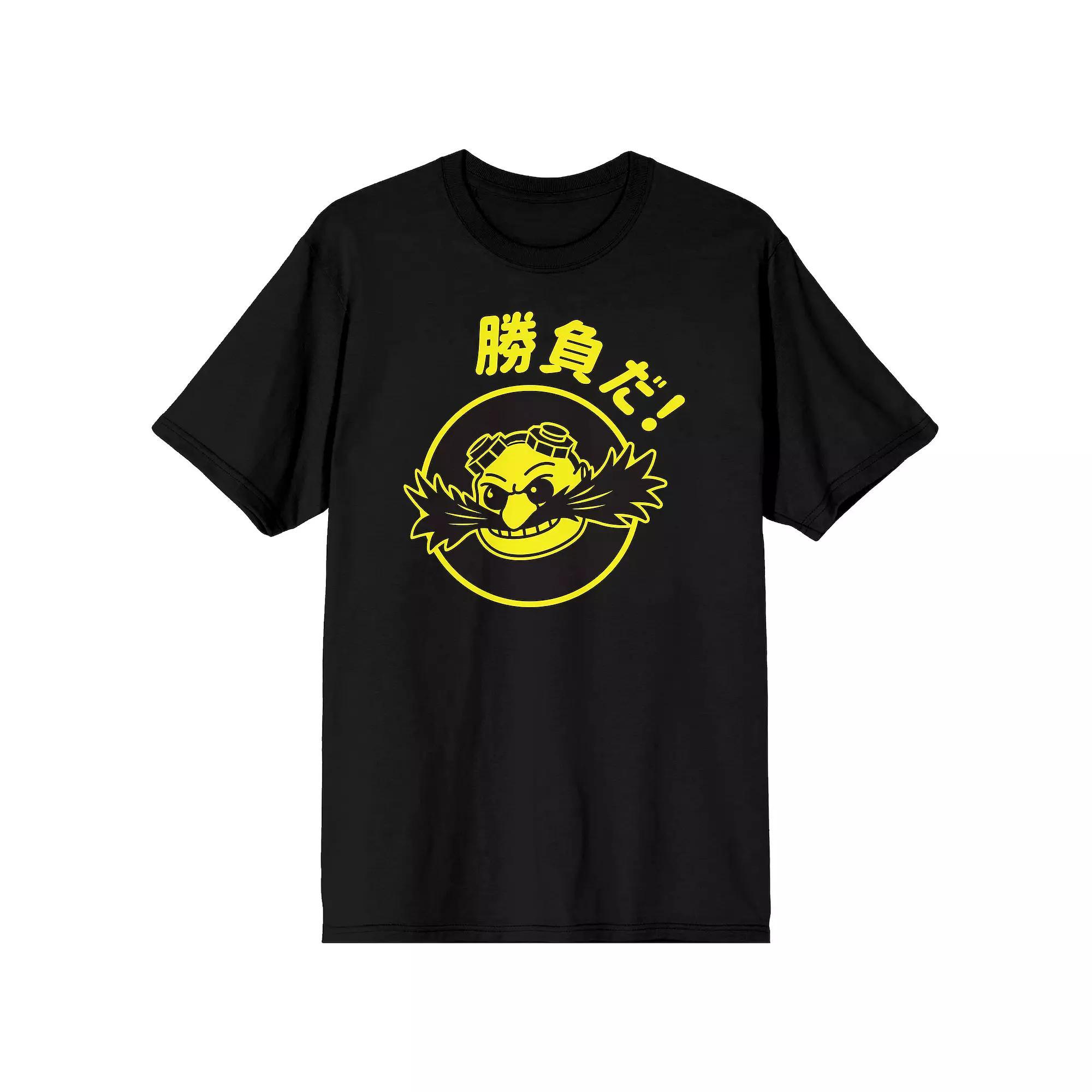 Men's Eggman Empire Sonic Tee, Size: XXL, Black Product Image
