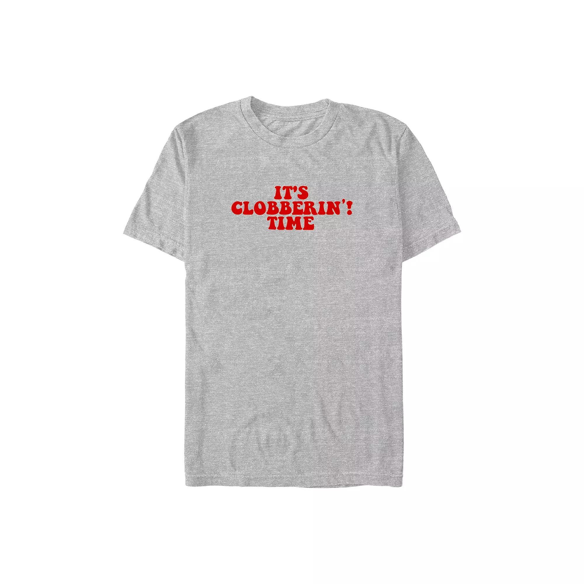 Big & Tall Marvel Fantastic Four It's Clobberin'! Time Graphic Tee, Men's, Size: 4XL Tall, Athletic Grey Product Image