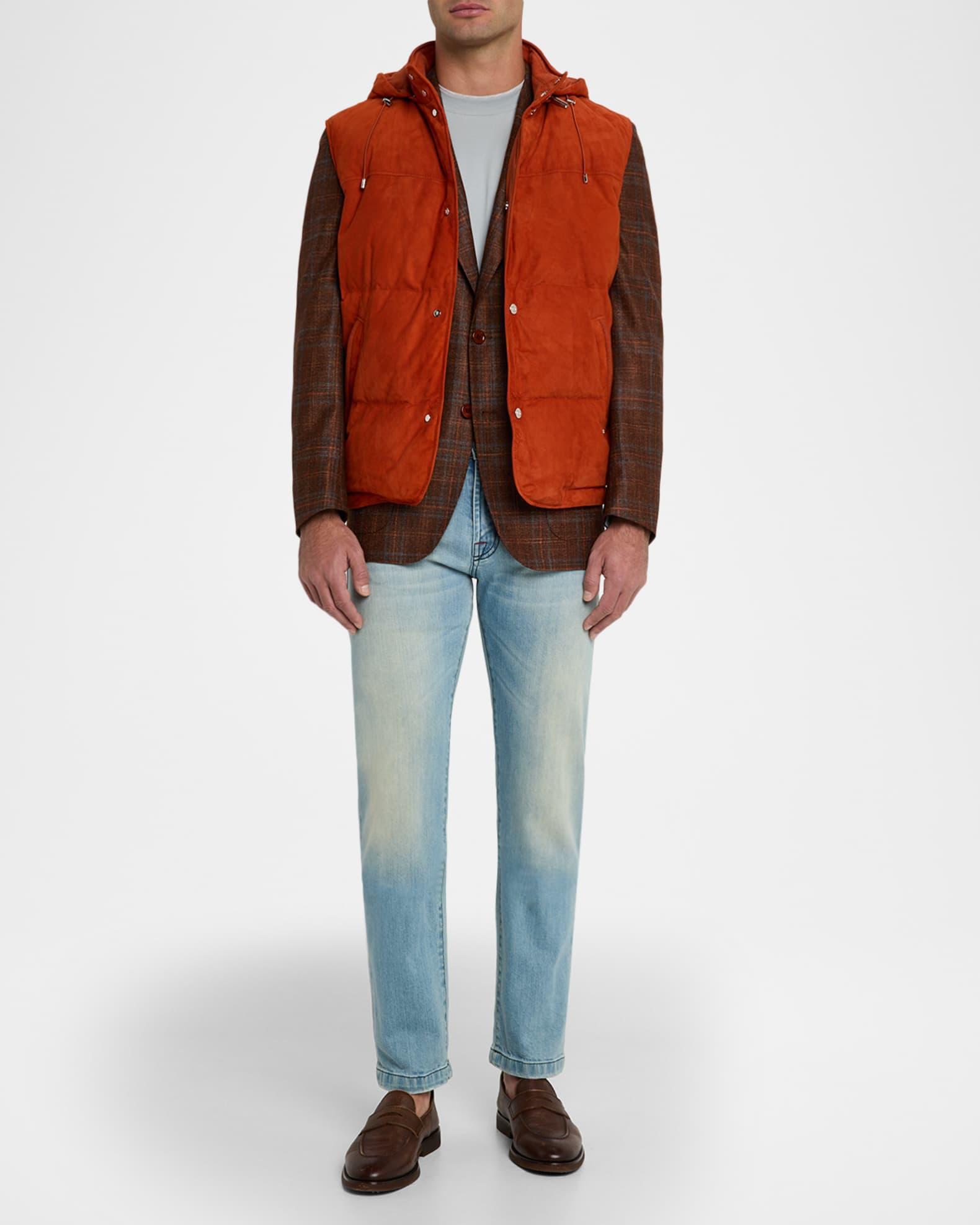 Men's Multi-Plaid Notch Lapel Sport Coat Product Image