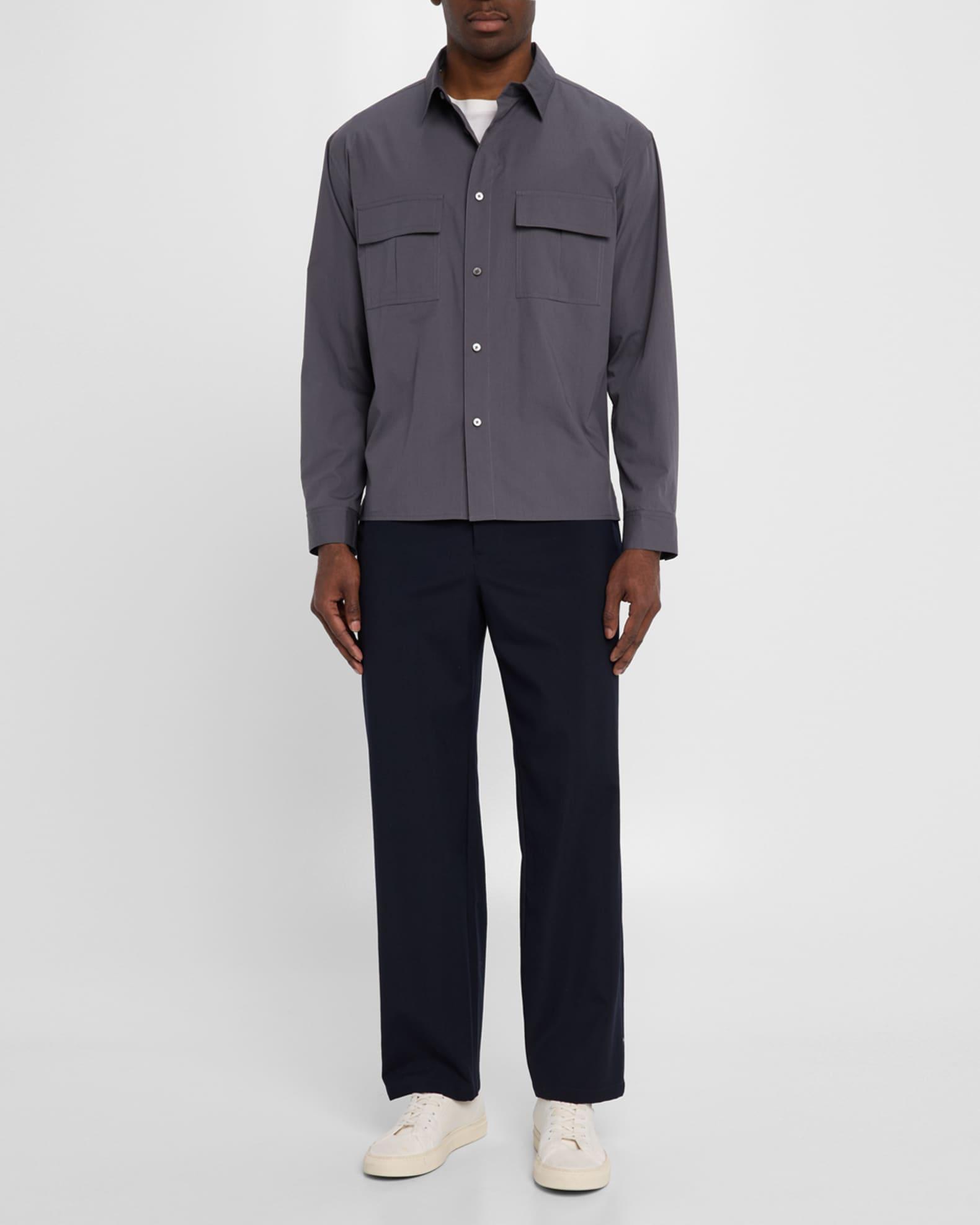 Mens Multi-Pocket Button-Down Shirt Product Image