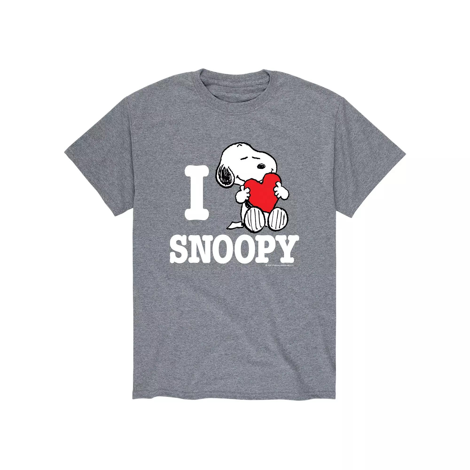 Mens Peanuts I Love Snoopy Tee Product Image