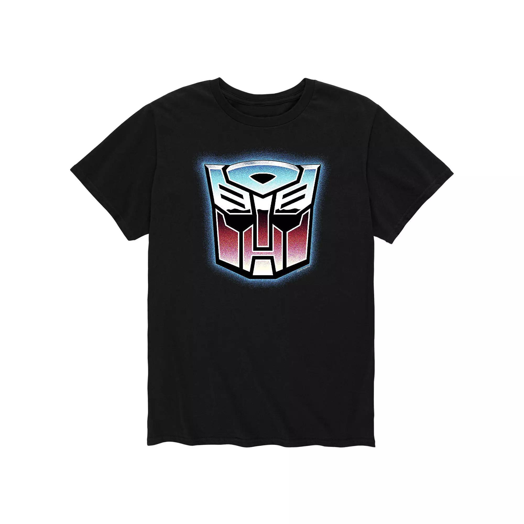 Men's Transformers Autobot Chrome Tee, Size: Small, Black Product Image