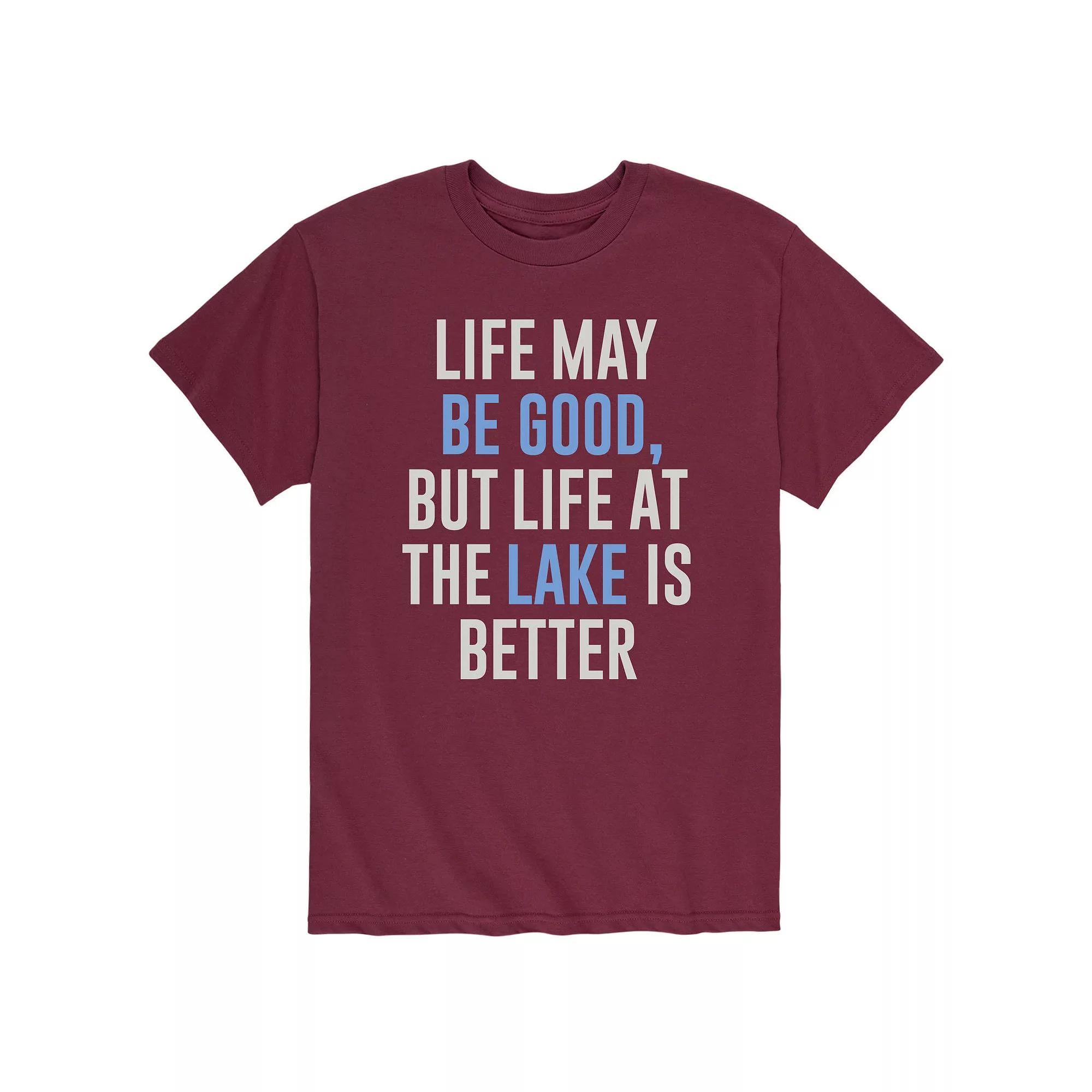 Mens Life Better Lake Tee Product Image