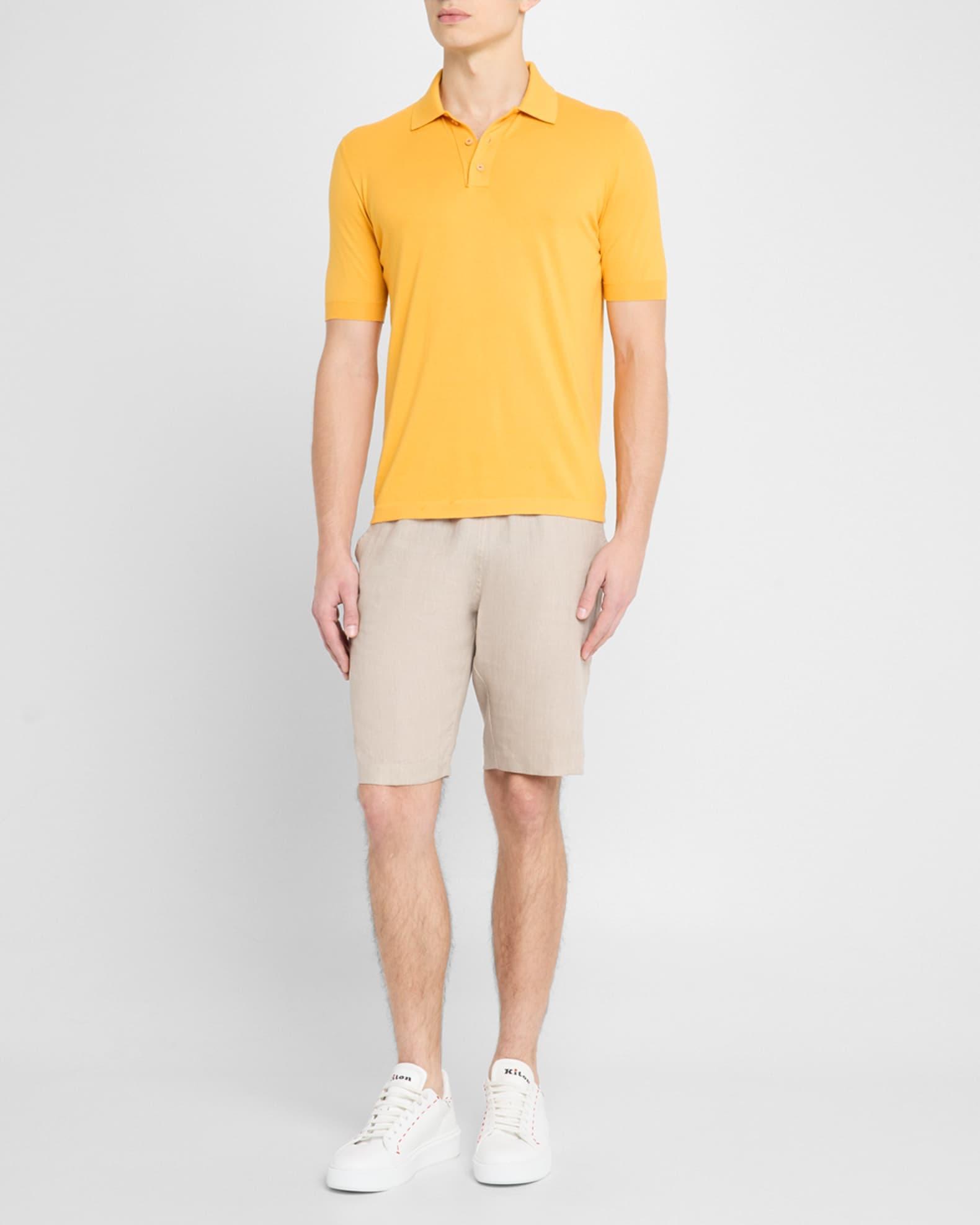Mens Soft Cotton Polo Shirt Product Image