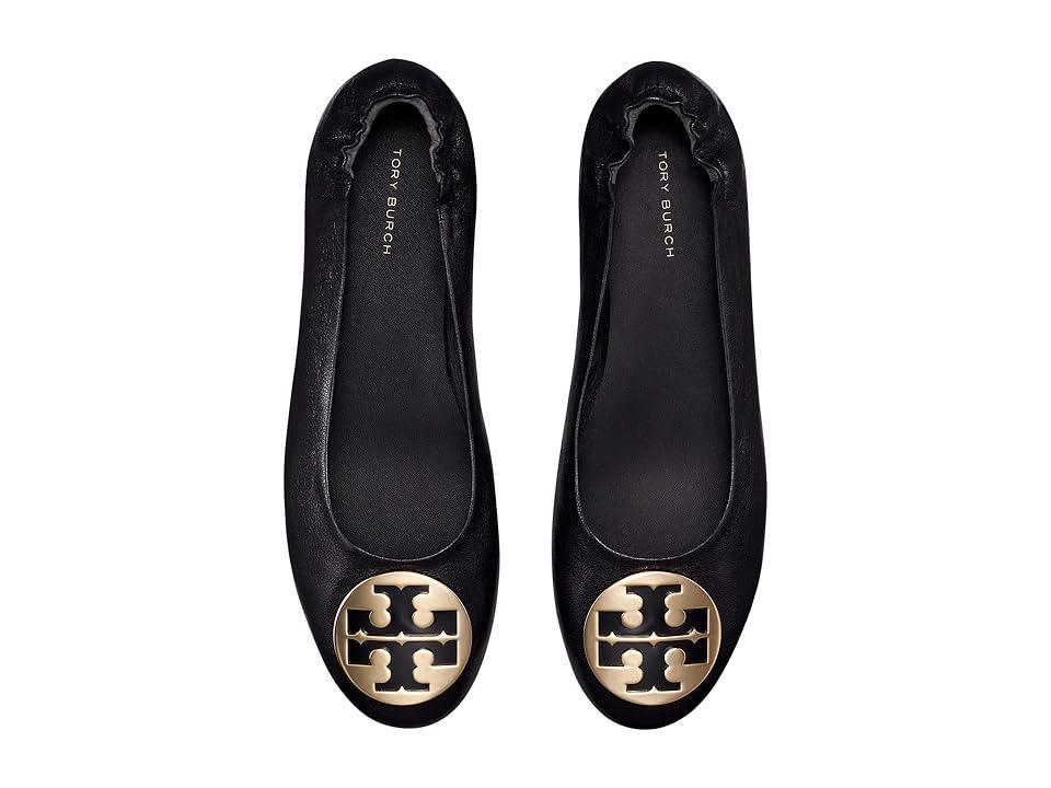 Claire Leather Medallion Ballerina Flats Product Image