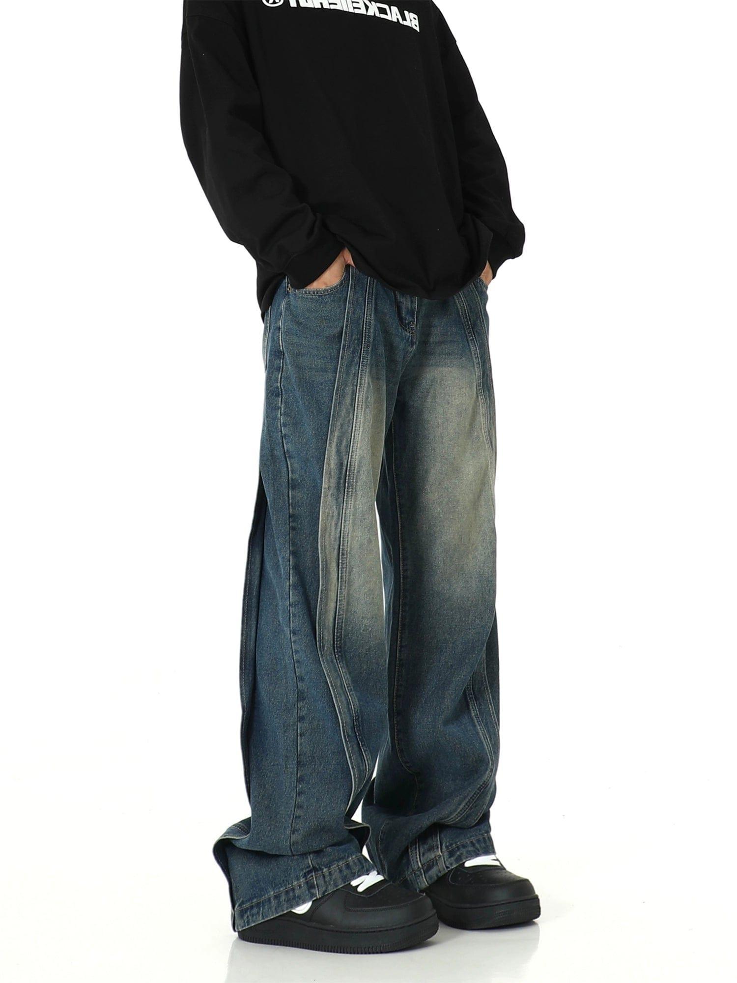 RT No. 10252 RECONSTRUCTED DENIM JEANS Product Image