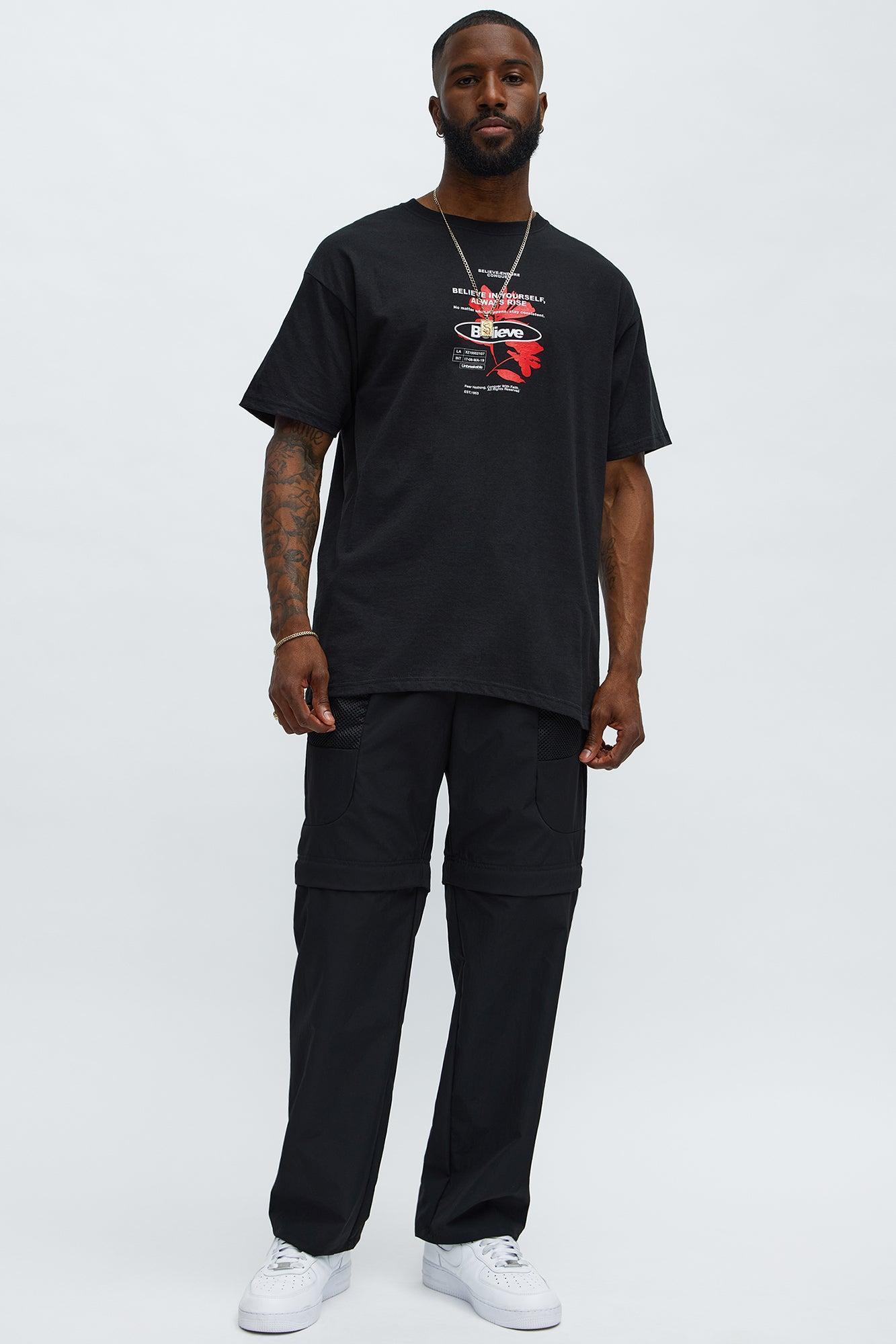 Believe Keep Going Short Sleeve Tee - Black Product Image