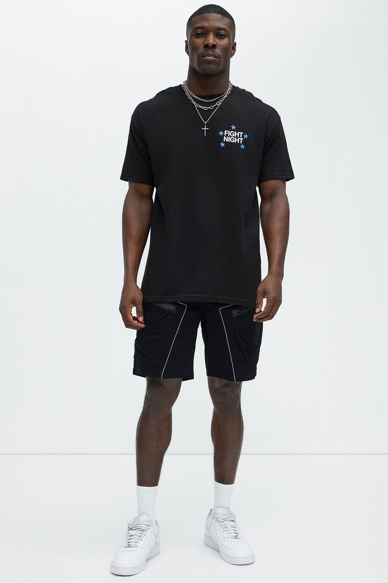 Fight Night Short Sleeve Tee - Black Product Image