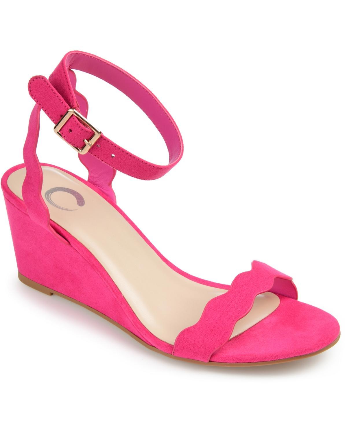 Journee Collection Loucia Womens Wedge Sandals Product Image