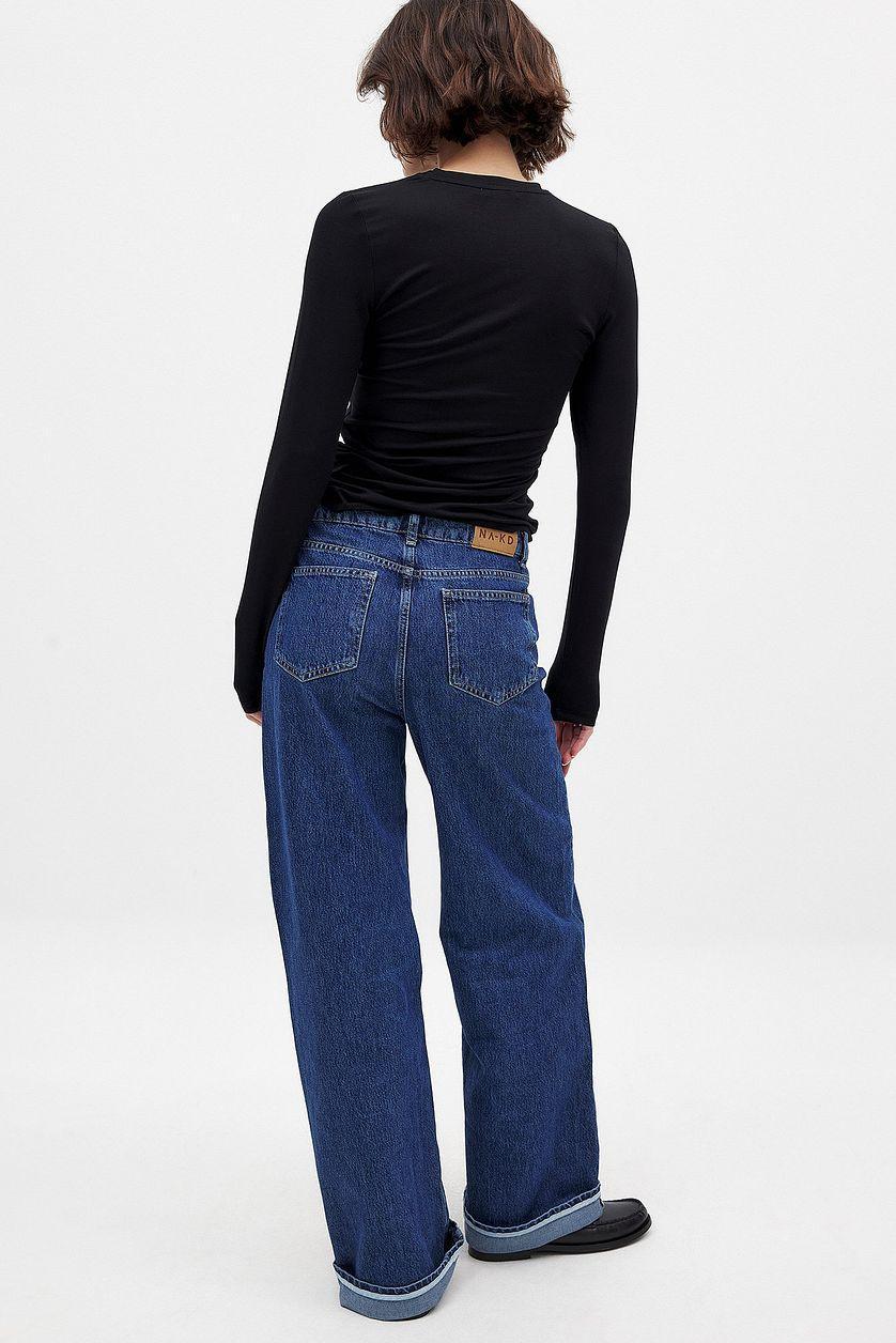Fold Up Loose Denim Product Image