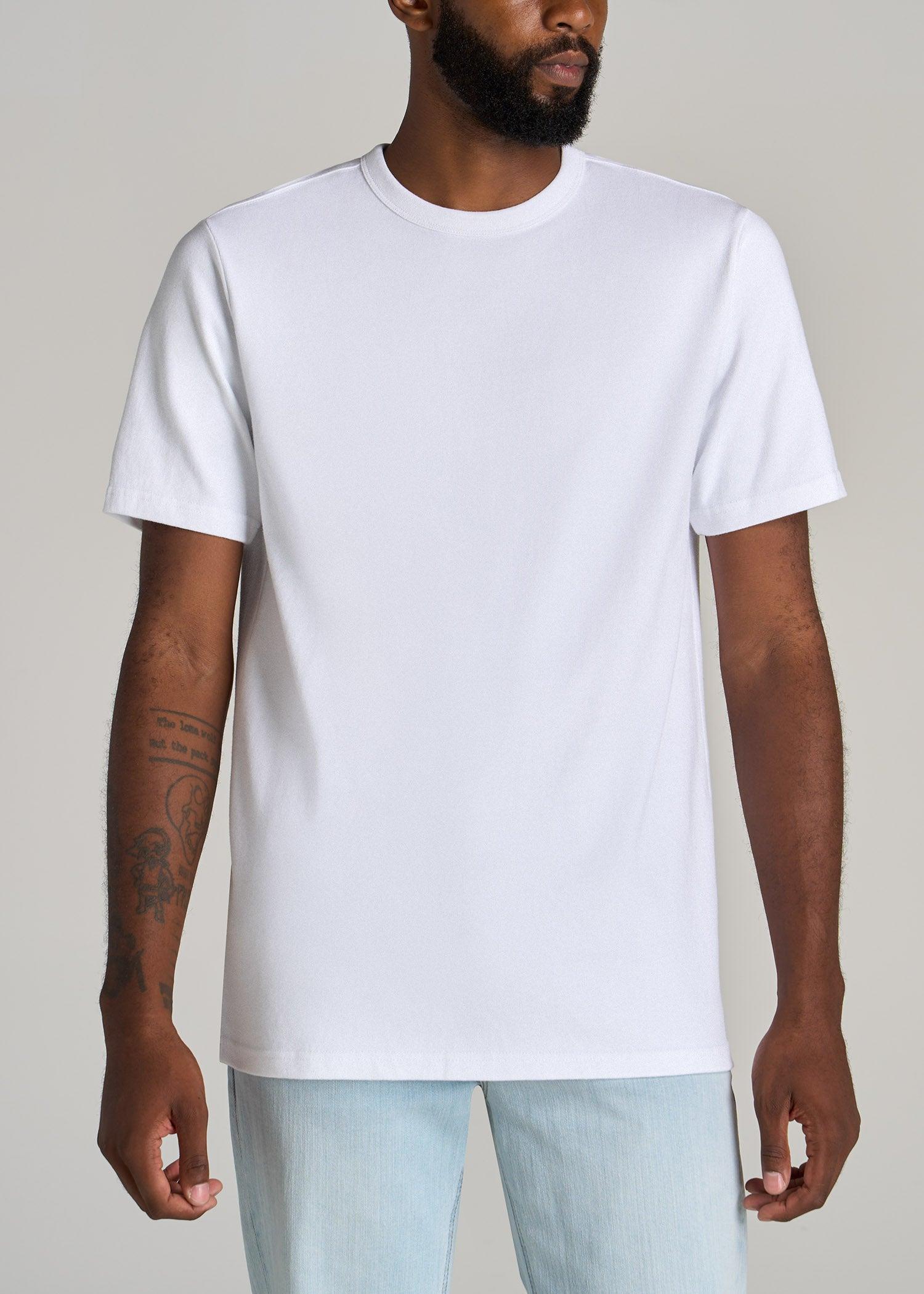 LJ&S Heavyweight RELAXED-FIT Tall Tee in Sumac Red Product Image
