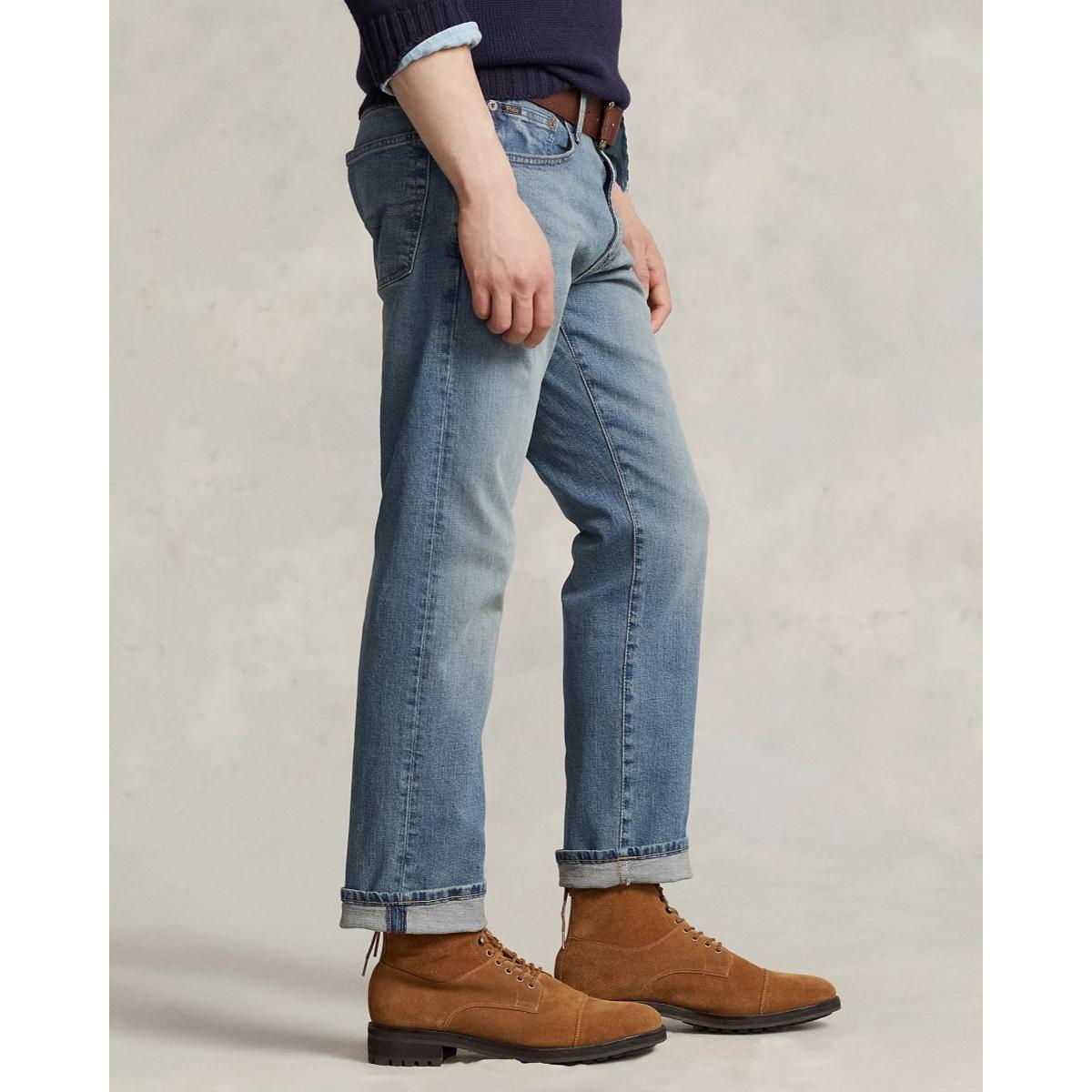 Hampton Relaxed Straight Stretch Jean Dixon Wash Product Image