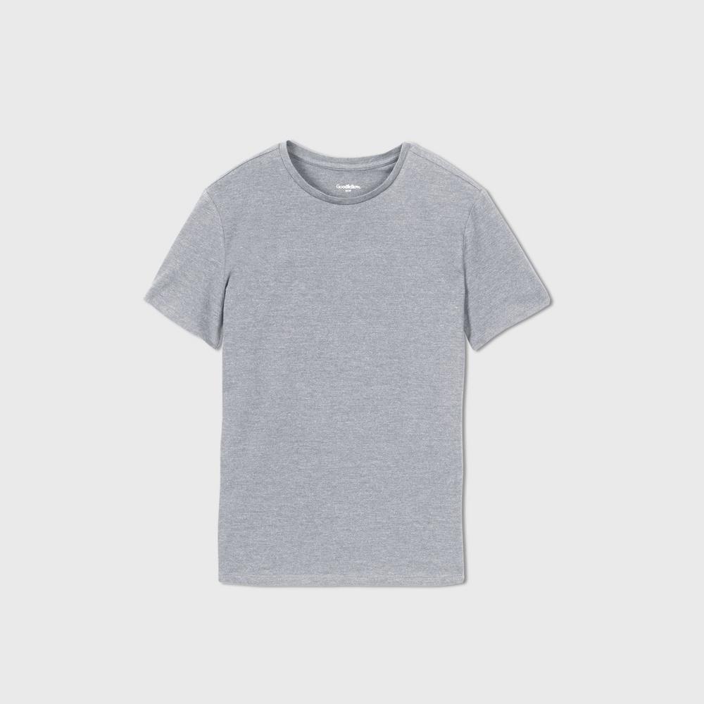 Men's Big & Tall Every Wear Short Sleeve T-Shirt - Goodfellow & Co™ 4XLT: Cotton Blend, Midweight, Crew Neck, Pullover Product Image