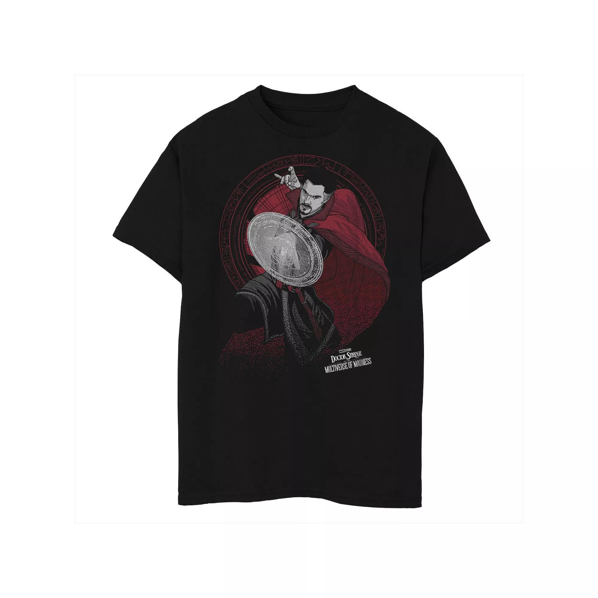 Boys 8-20 Marvel Thor Tonal Comic Portrait Graphic Tee, Boy's, Size: Small, Black Product Image