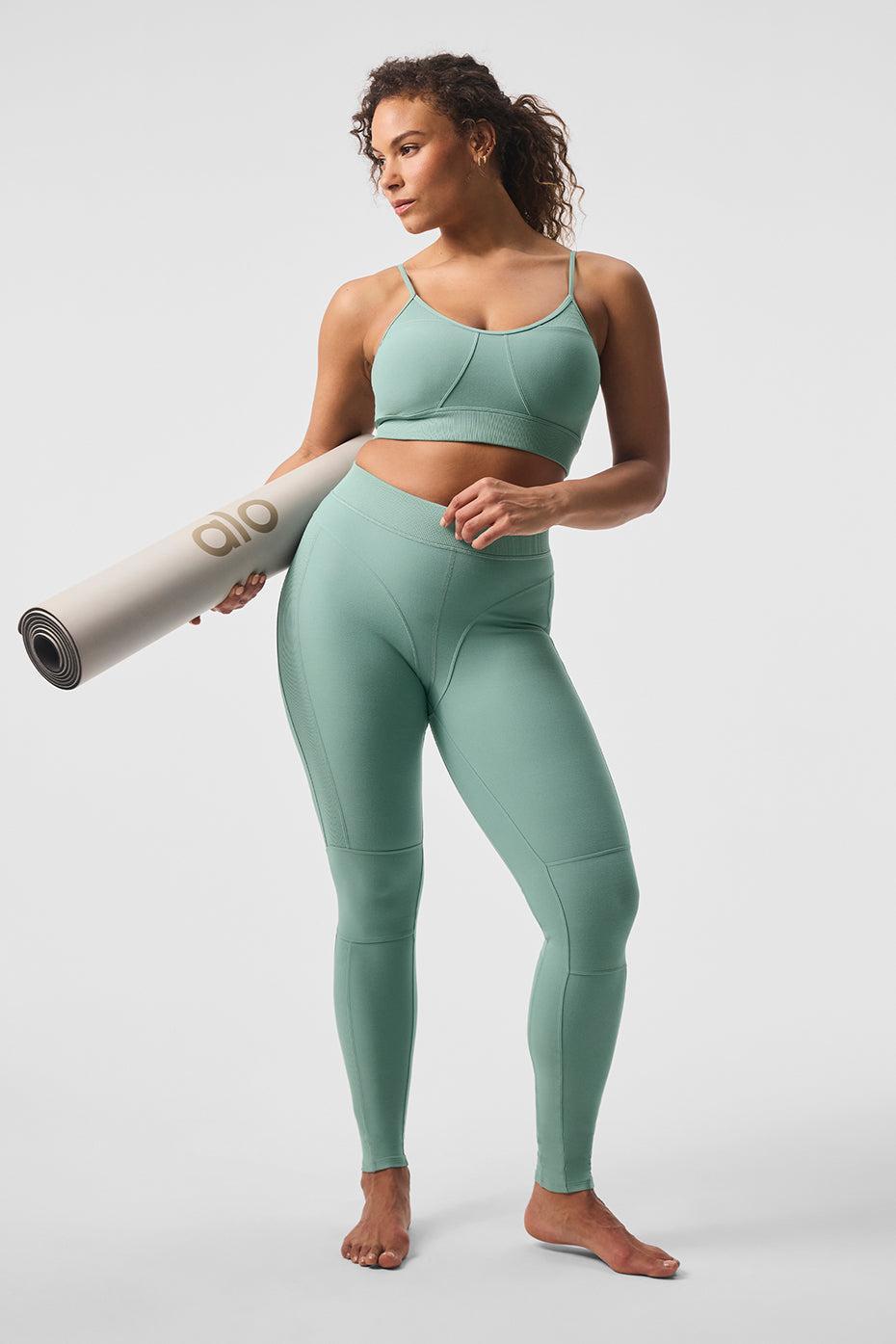Alosoft High-Waist Head Start Legging - Botanical Green Product Image