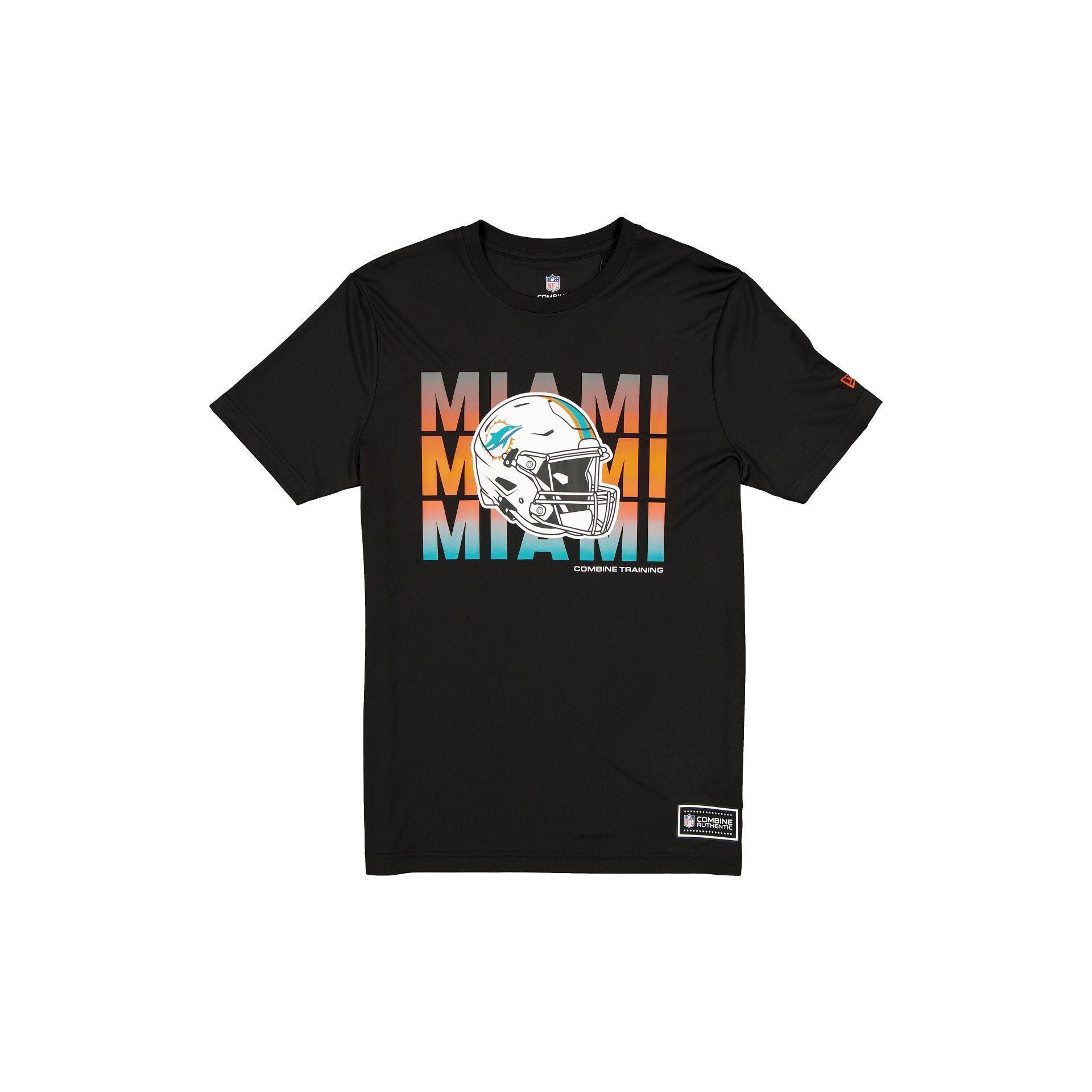 Miami Dolphins 2025 Training Black T-Shirt Male Product Image