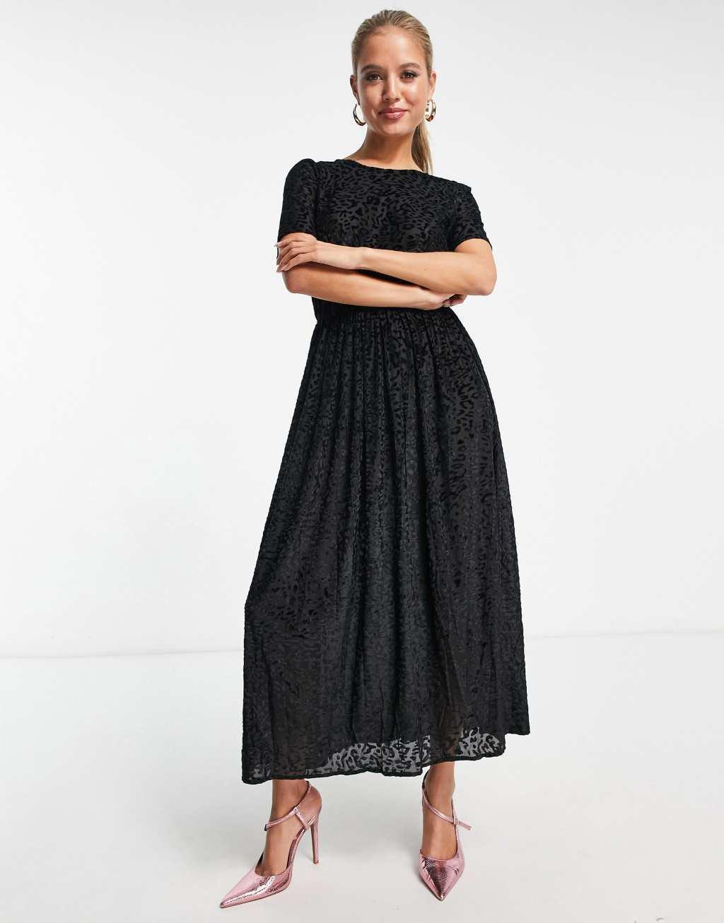 Never Fully Dressed velvet devore dress Product Image