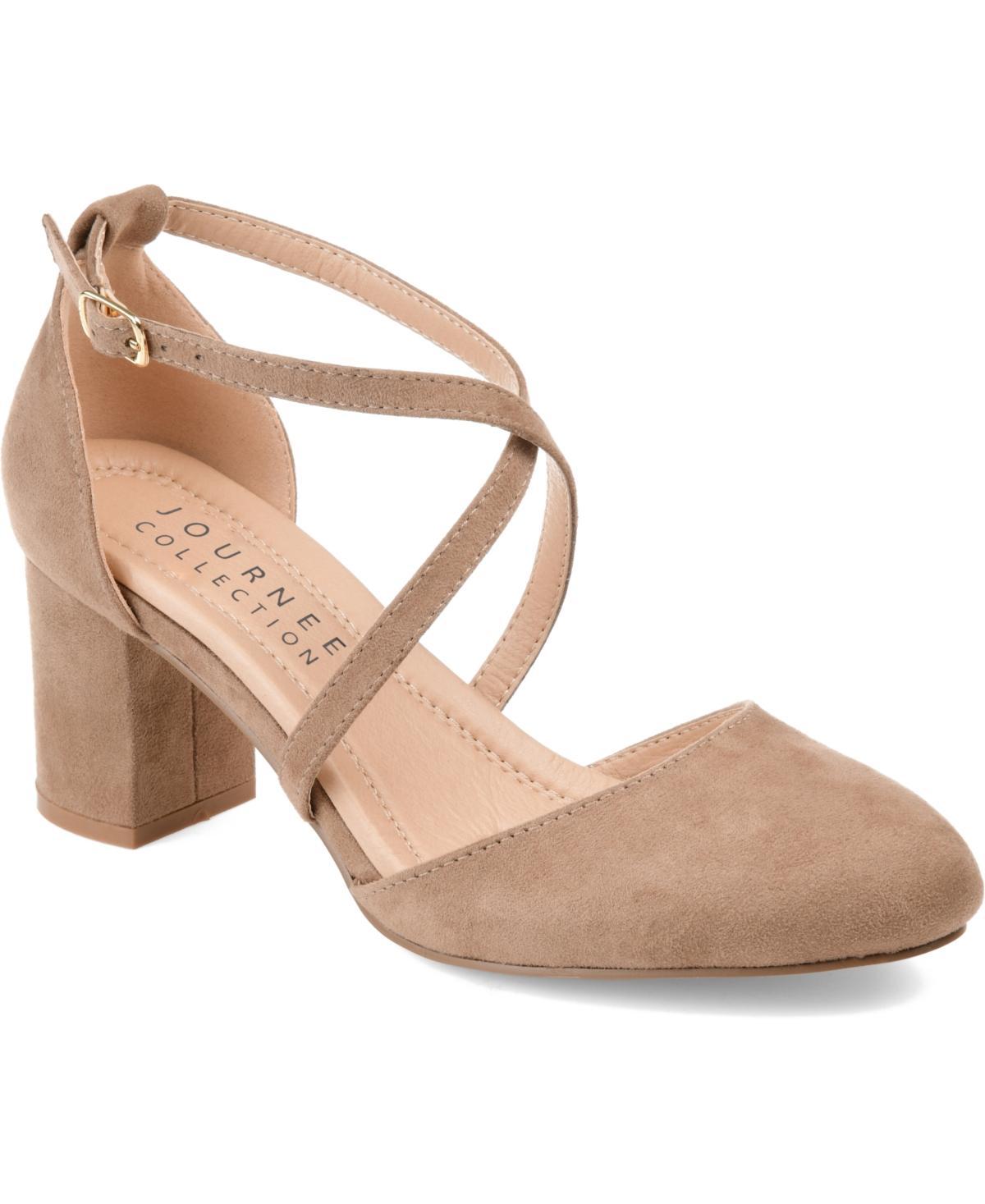 Journee Collection Womens Foster Wide Pump Product Image