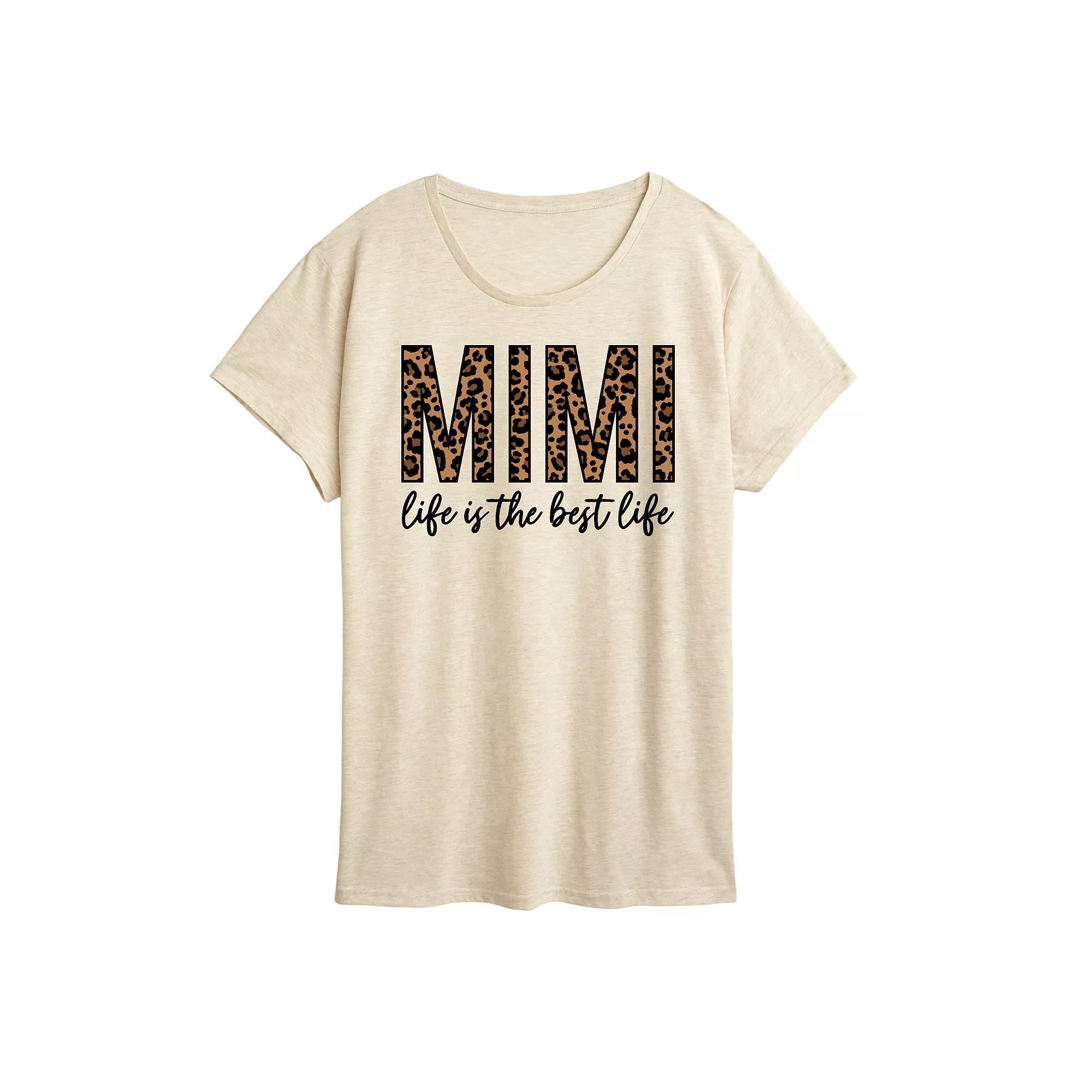 Womens Mimi Life Is The Best Life Graphic Tee Product Image
